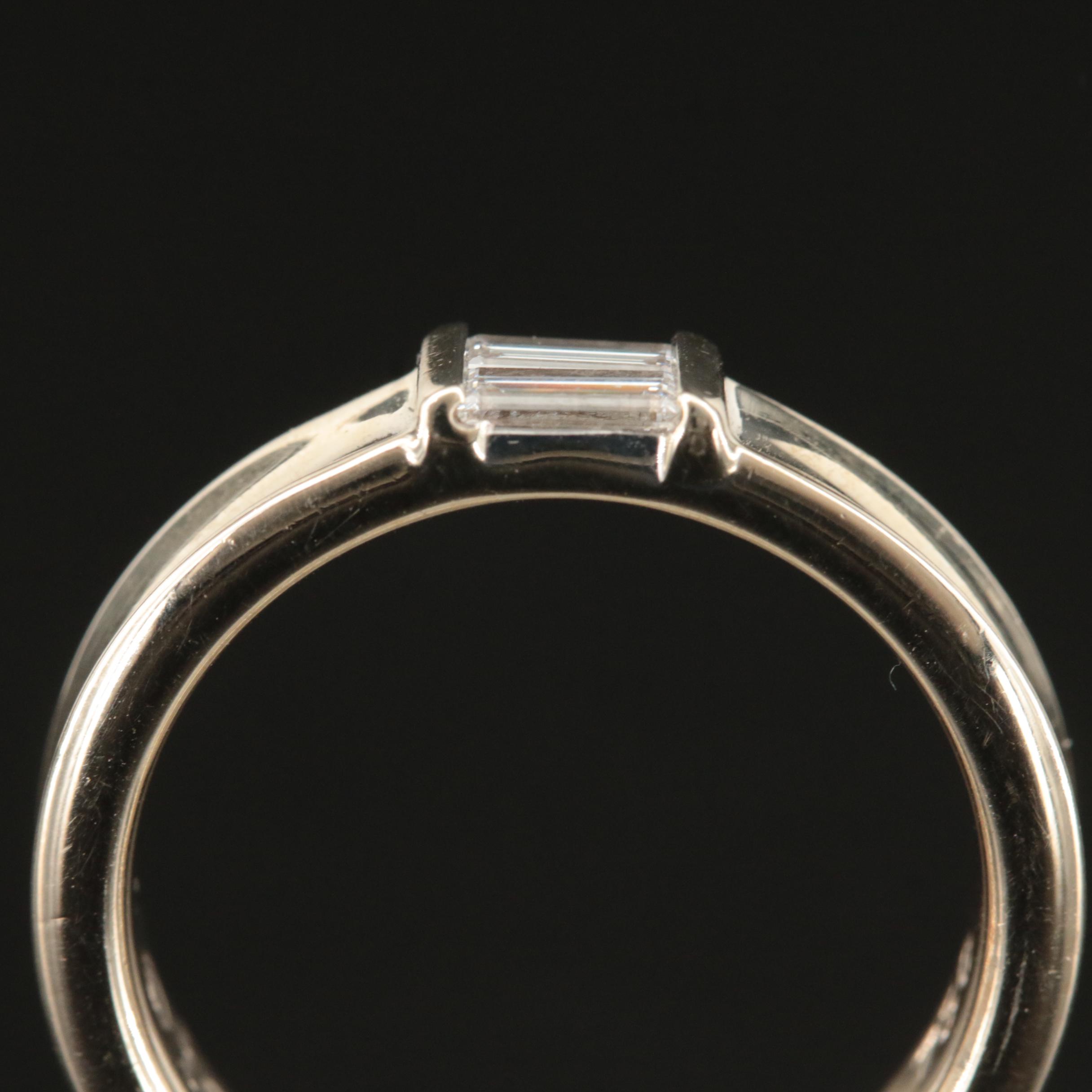 Tiffany & Co. 18K 0.26 CTW Diamond Ring