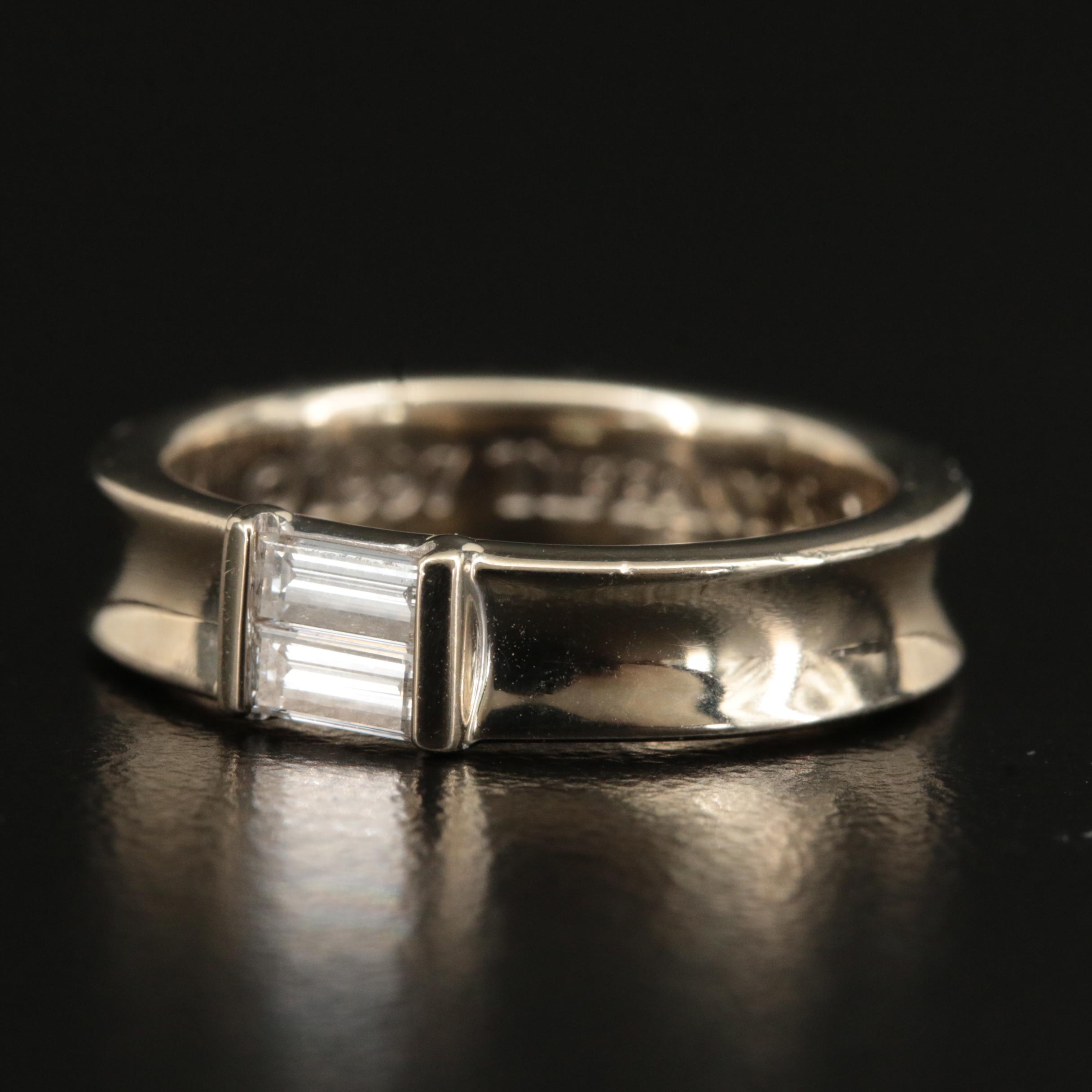 Tiffany & Co. 18K 0.26 CTW Diamond Ring