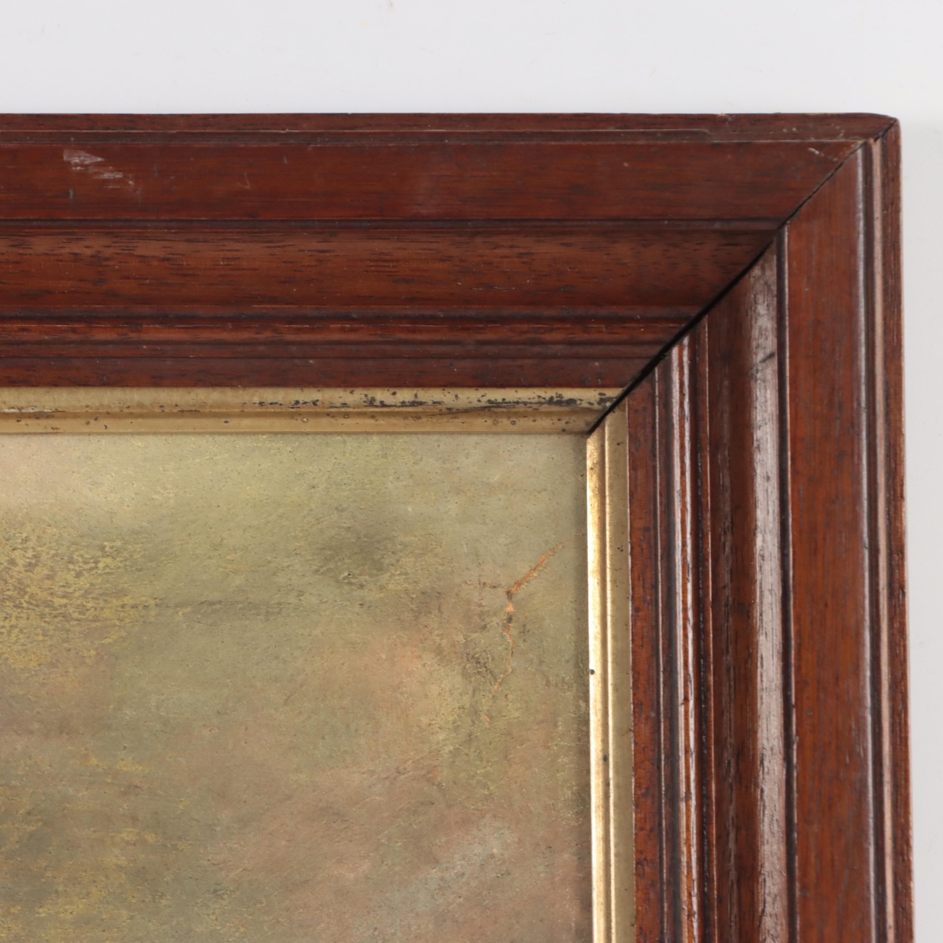 Pastel Drawing of Landscape, 19th Century