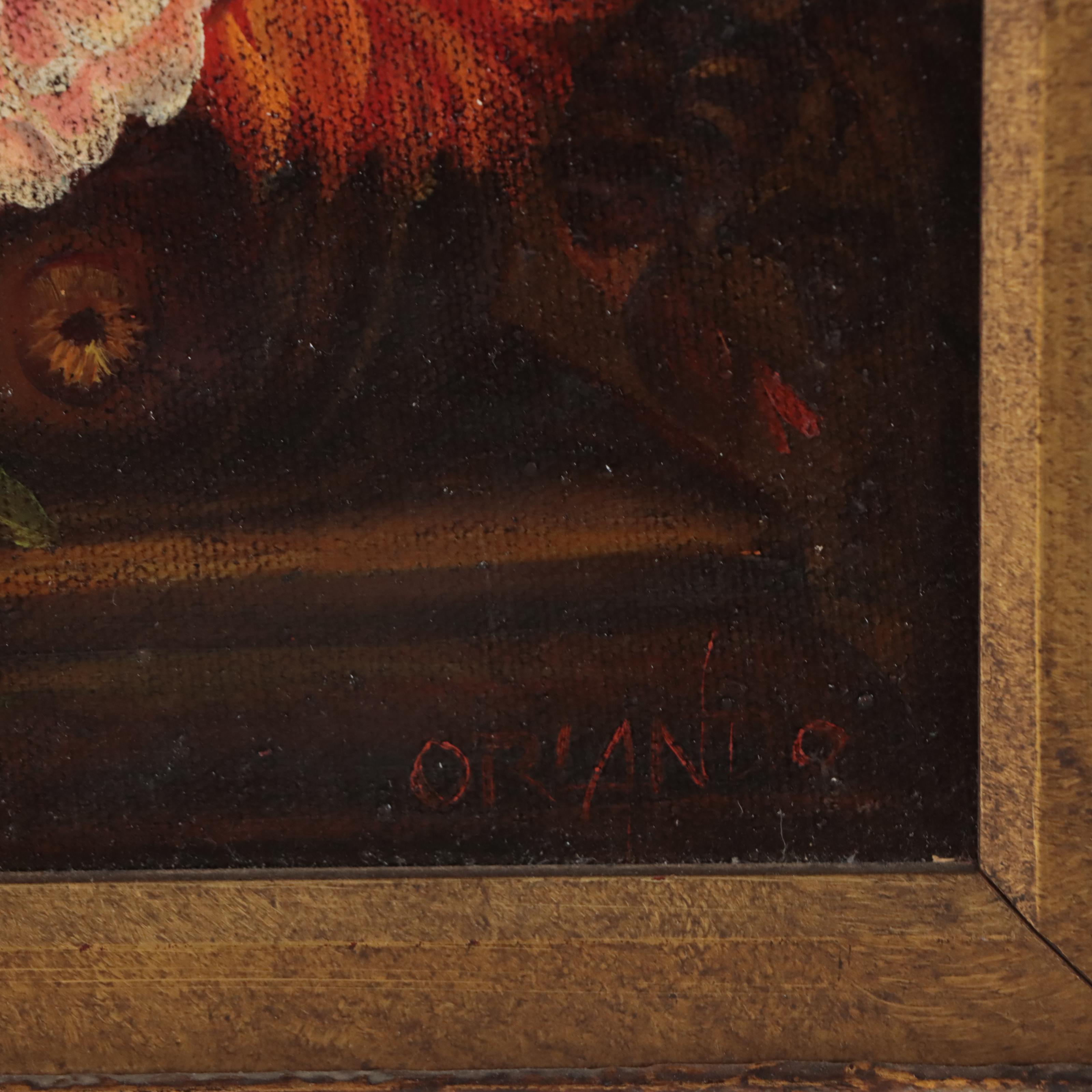 Oil Painting of Floral Still Life