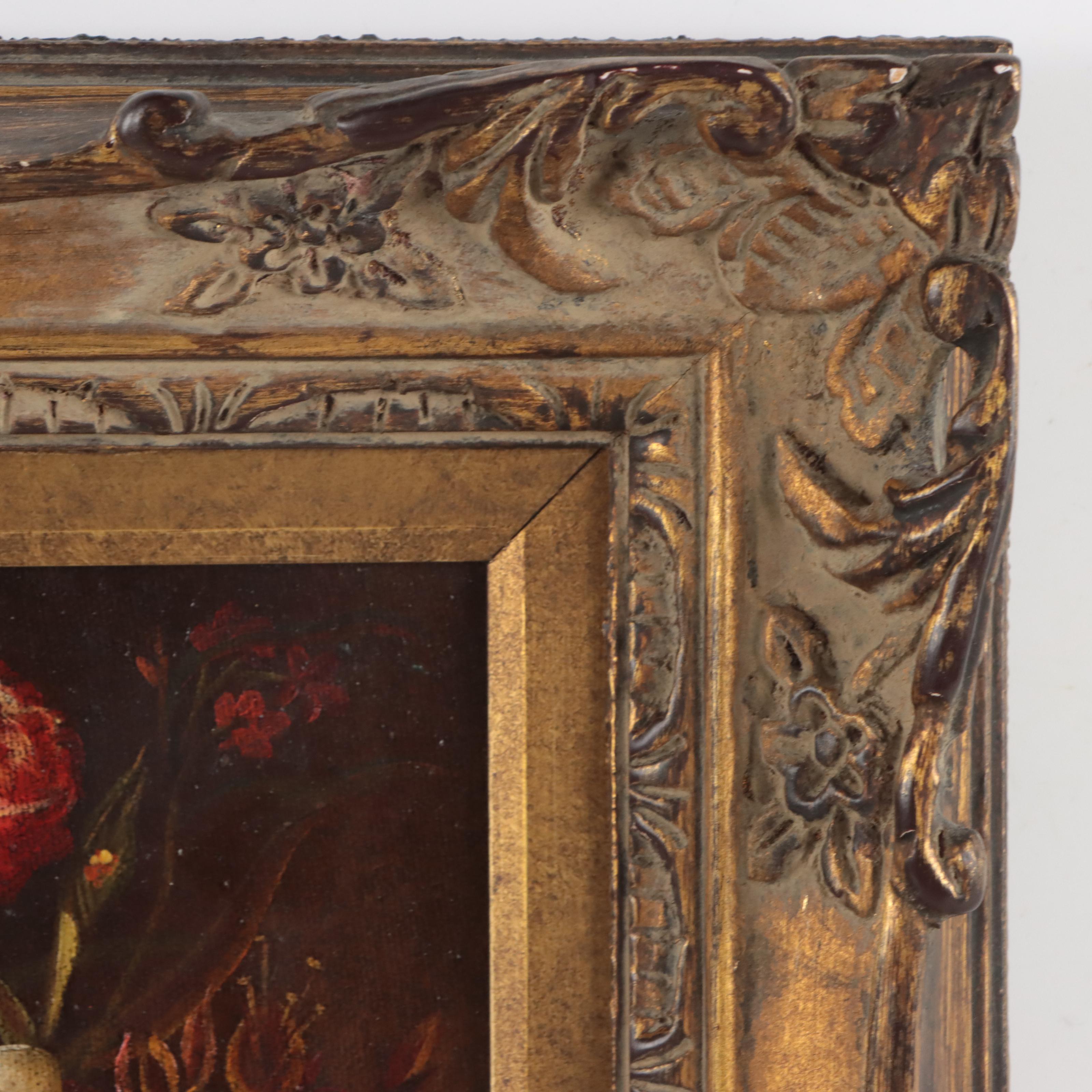 Oil Painting of Floral Still Life