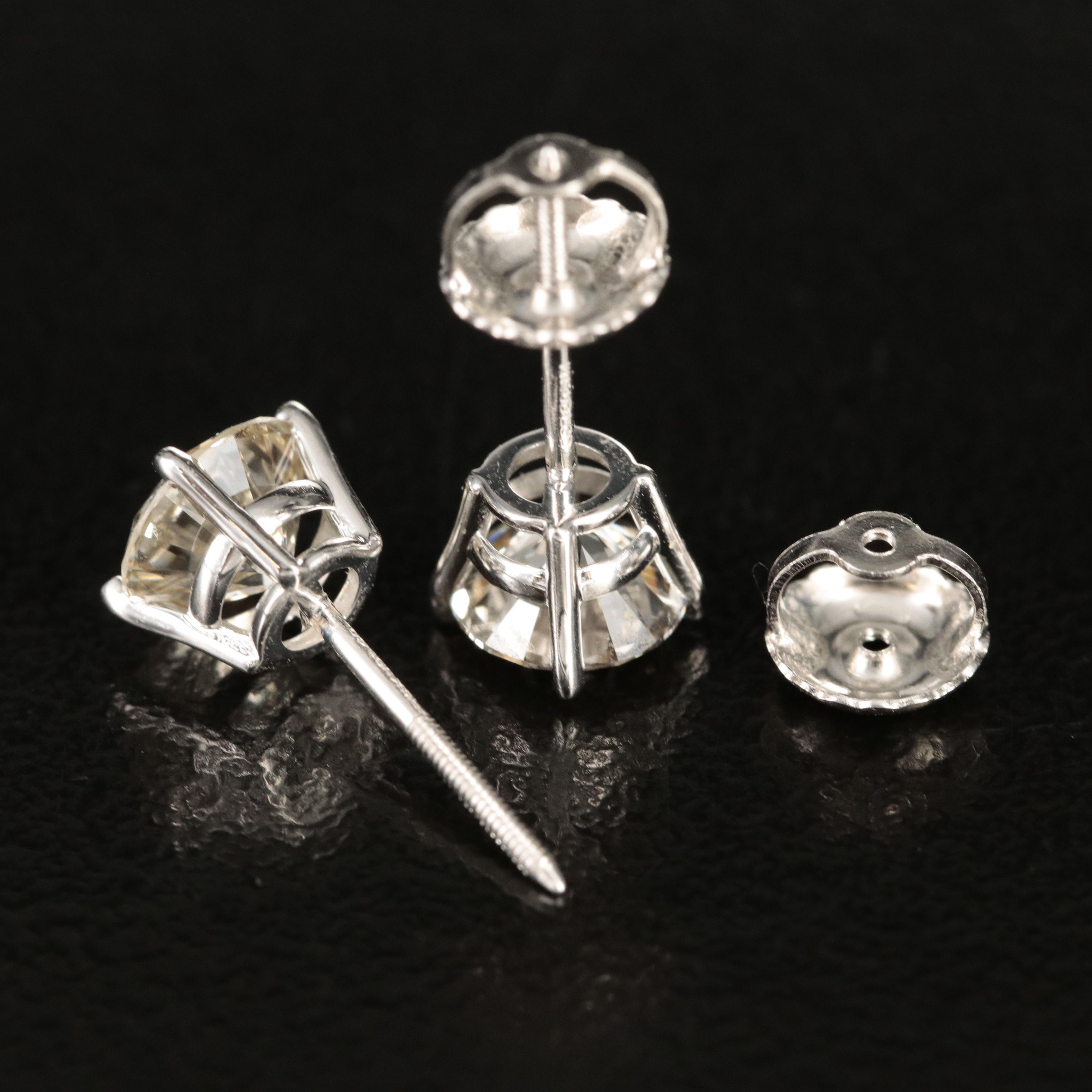 14K 1.40 CTW Lab Grown Diamond Stud Earrings