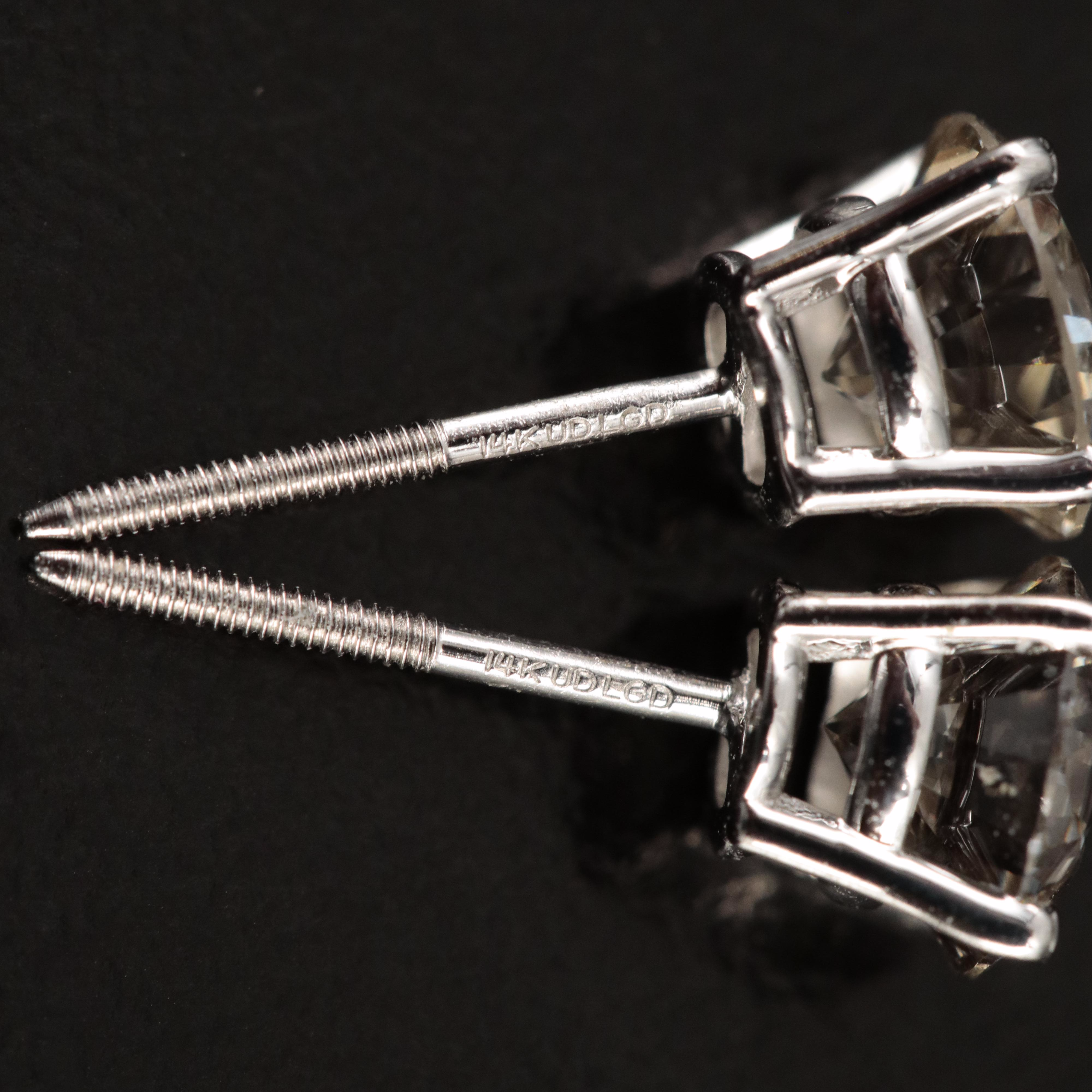 14K 1.40 CTW Lab Grown Diamond Stud Earrings