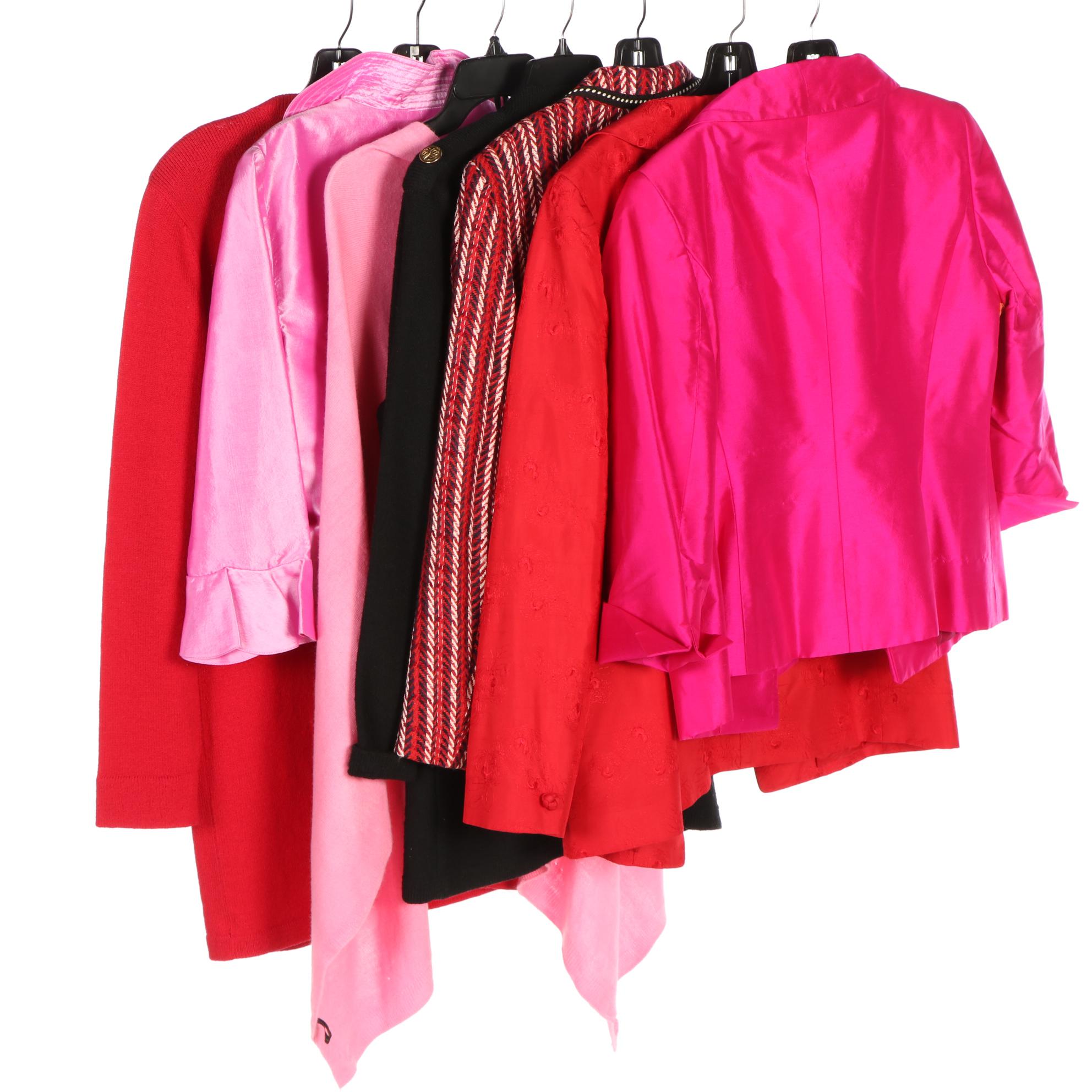 Dana Buchman, Anita Ford, and More Silk Jackets with Other Jackets & Cardigans