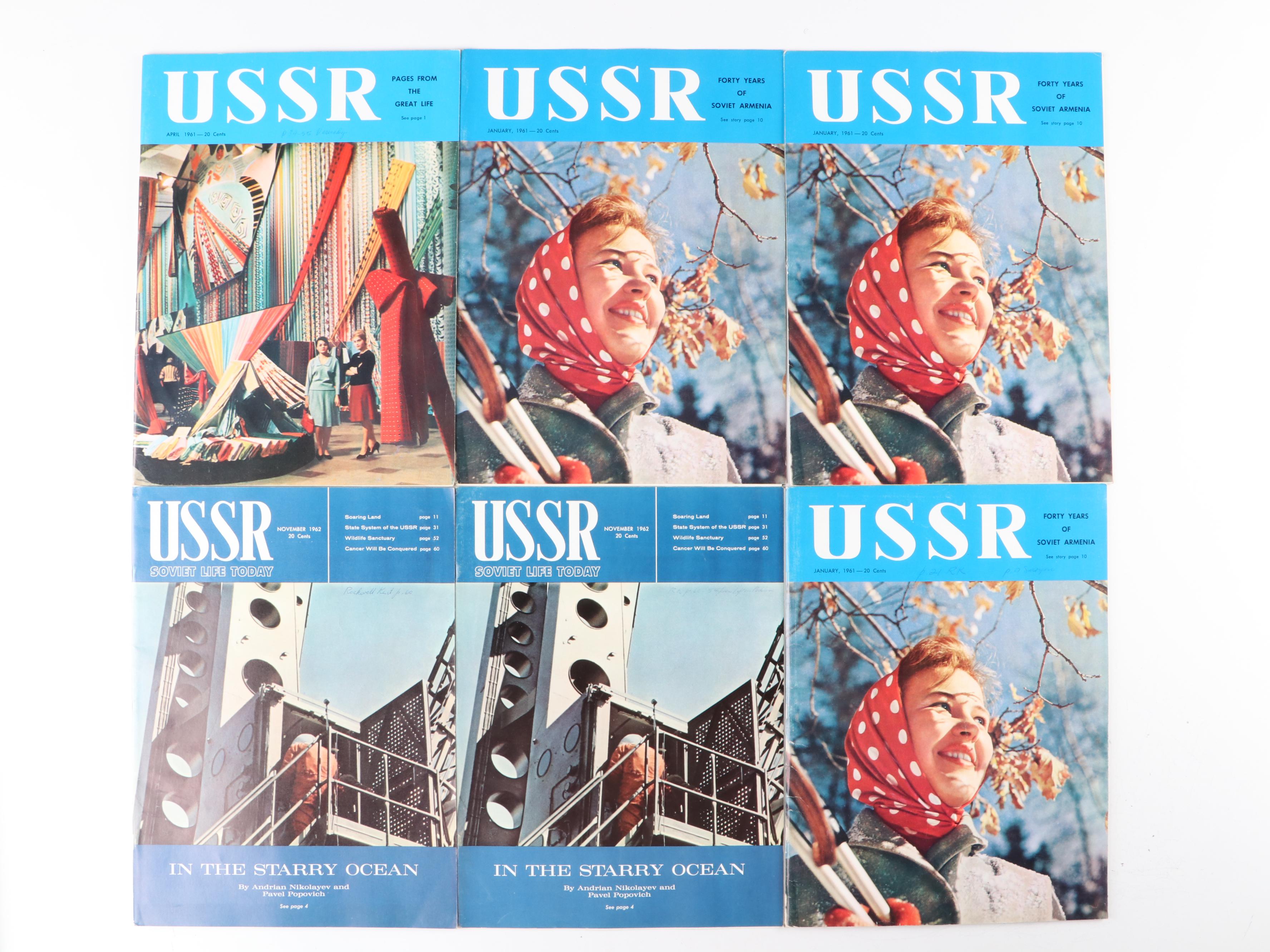 "The Kent Collector," "USSR," and "The Instructor" Magazine Issues