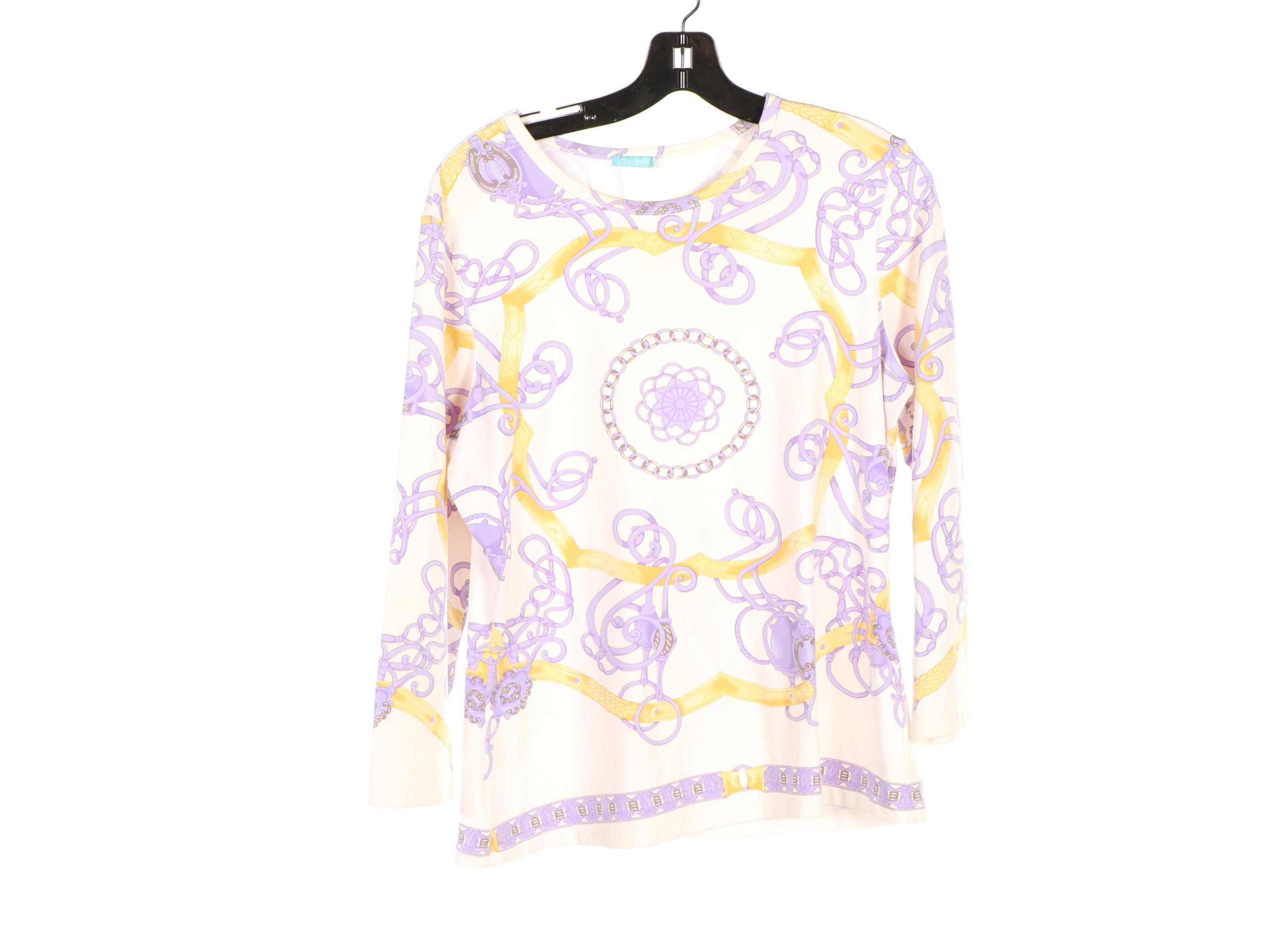 J. McLaughlin and Barbara Gerwit Patterned and Striped Knit Tops