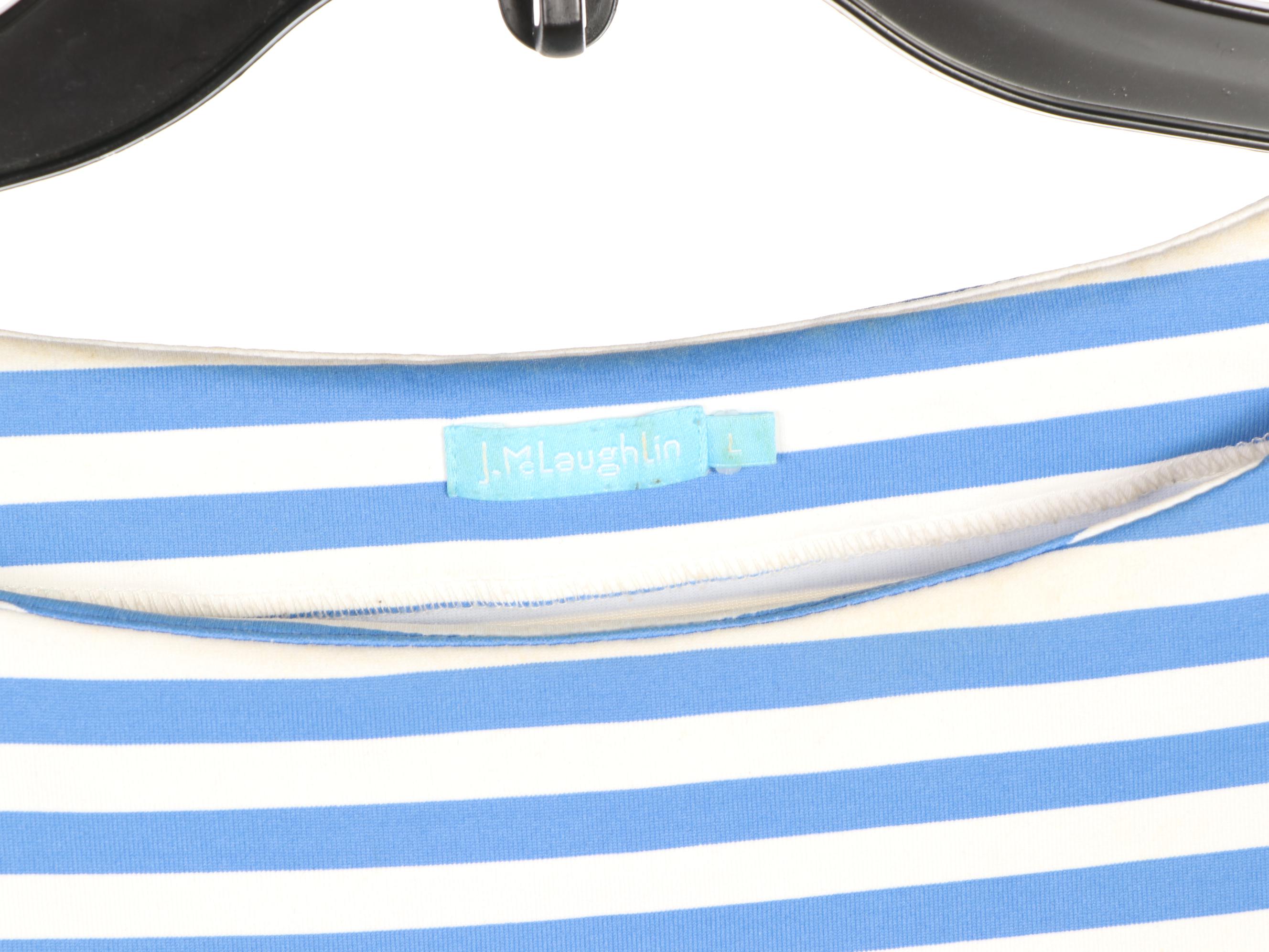 J. McLaughlin and Barbara Gerwit Patterned and Striped Knit Tops