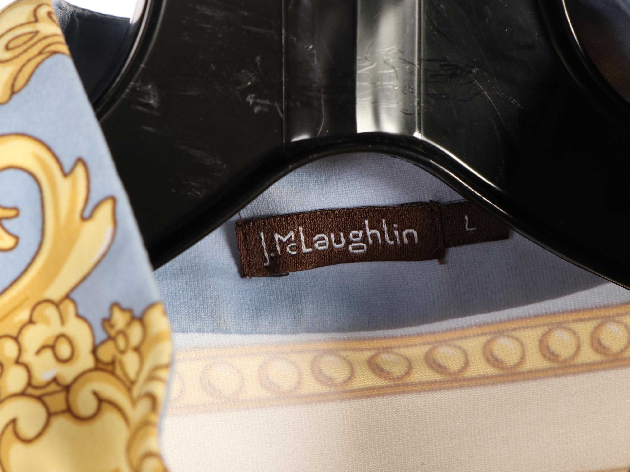 J. McLaughlin and Barbara Gerwit Patterned and Striped Knit Tops