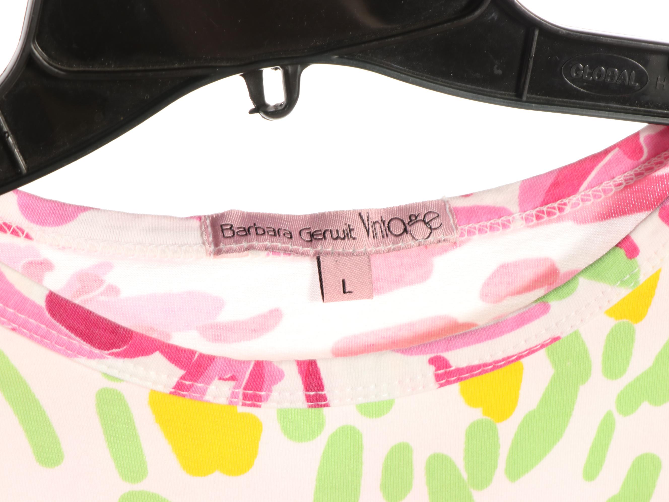 J. McLaughlin and Barbara Gerwit Patterned and Striped Knit Tops