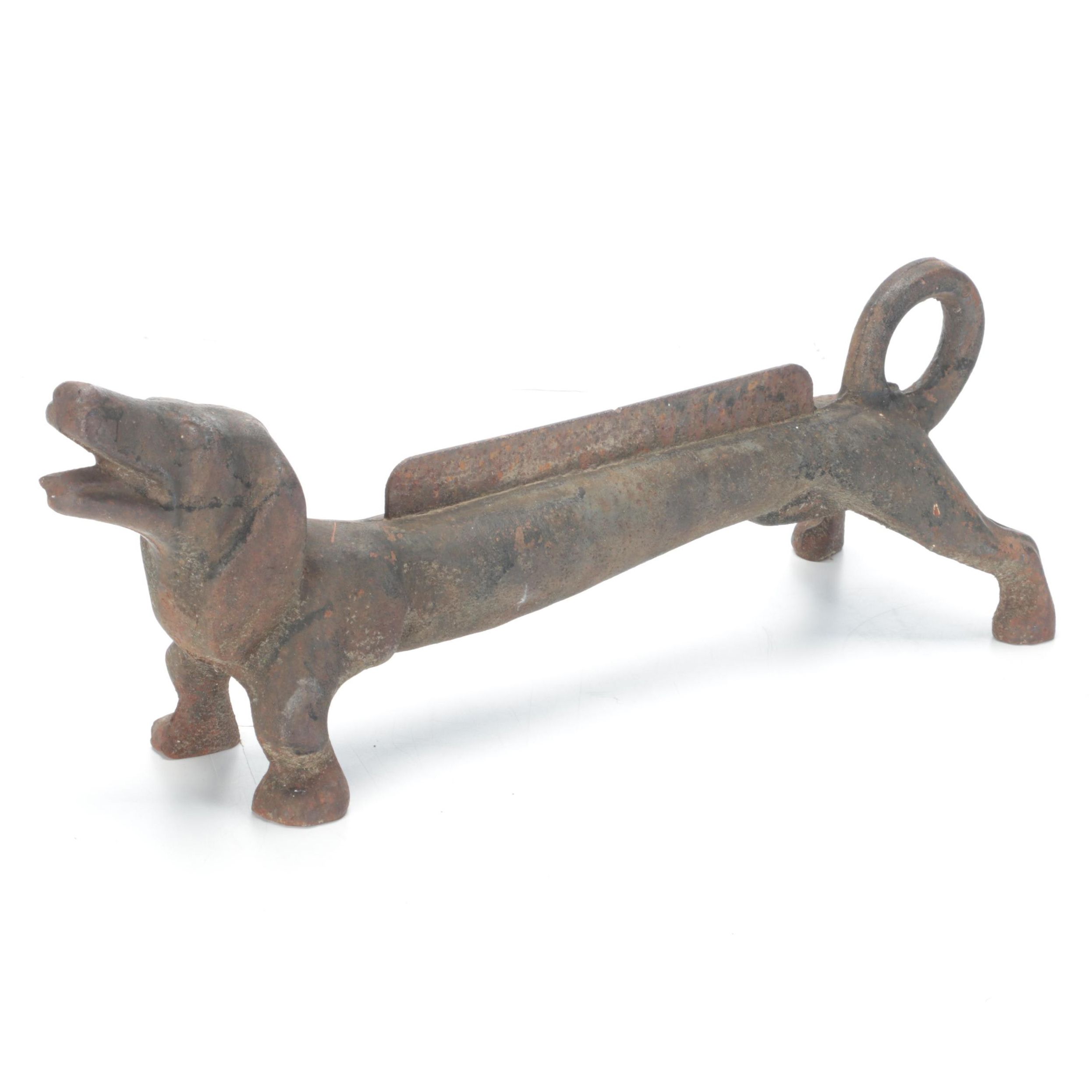 Cast Iron Dachshund Boot Scraper
