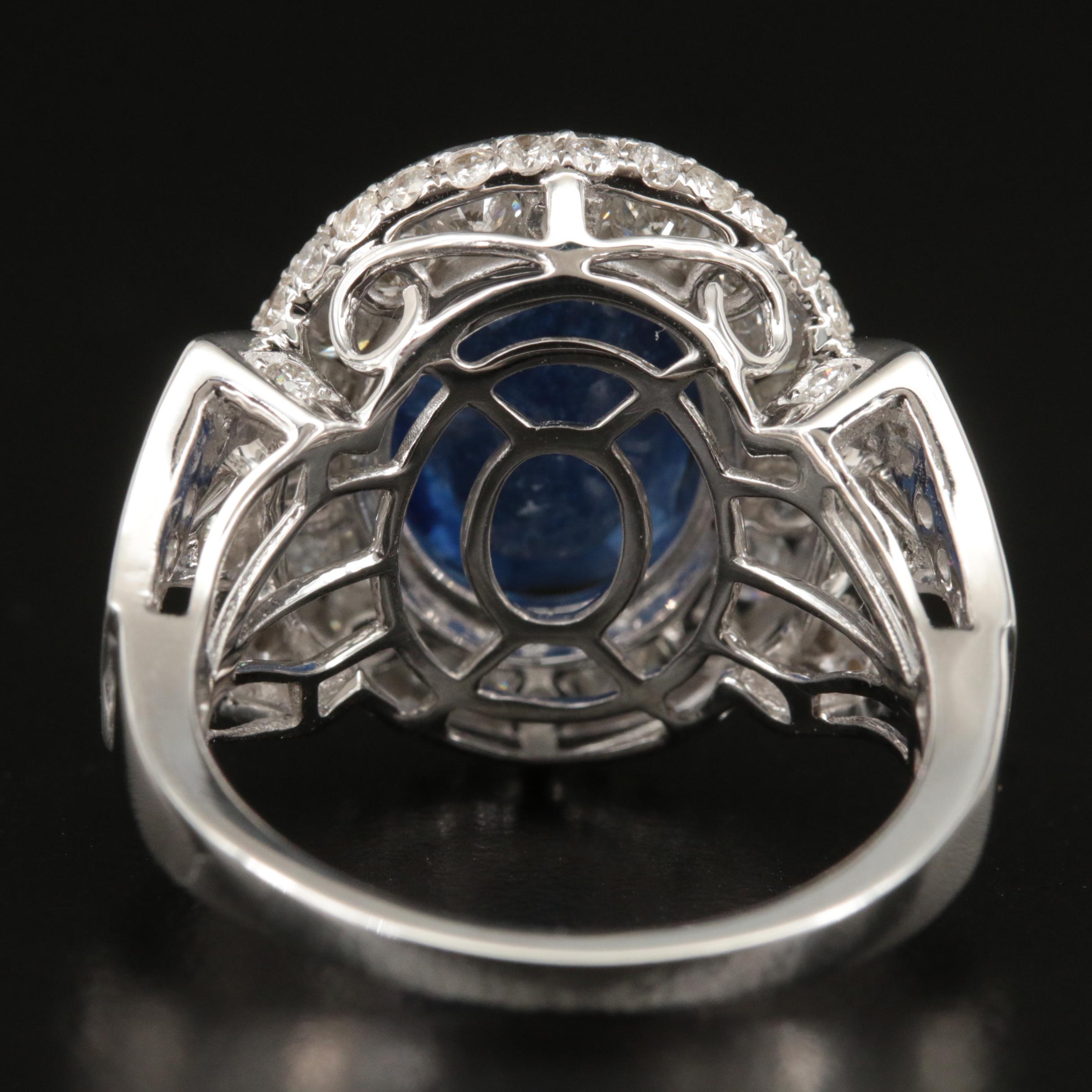 14K Corundum and 2.01 CTW Diamond Ring