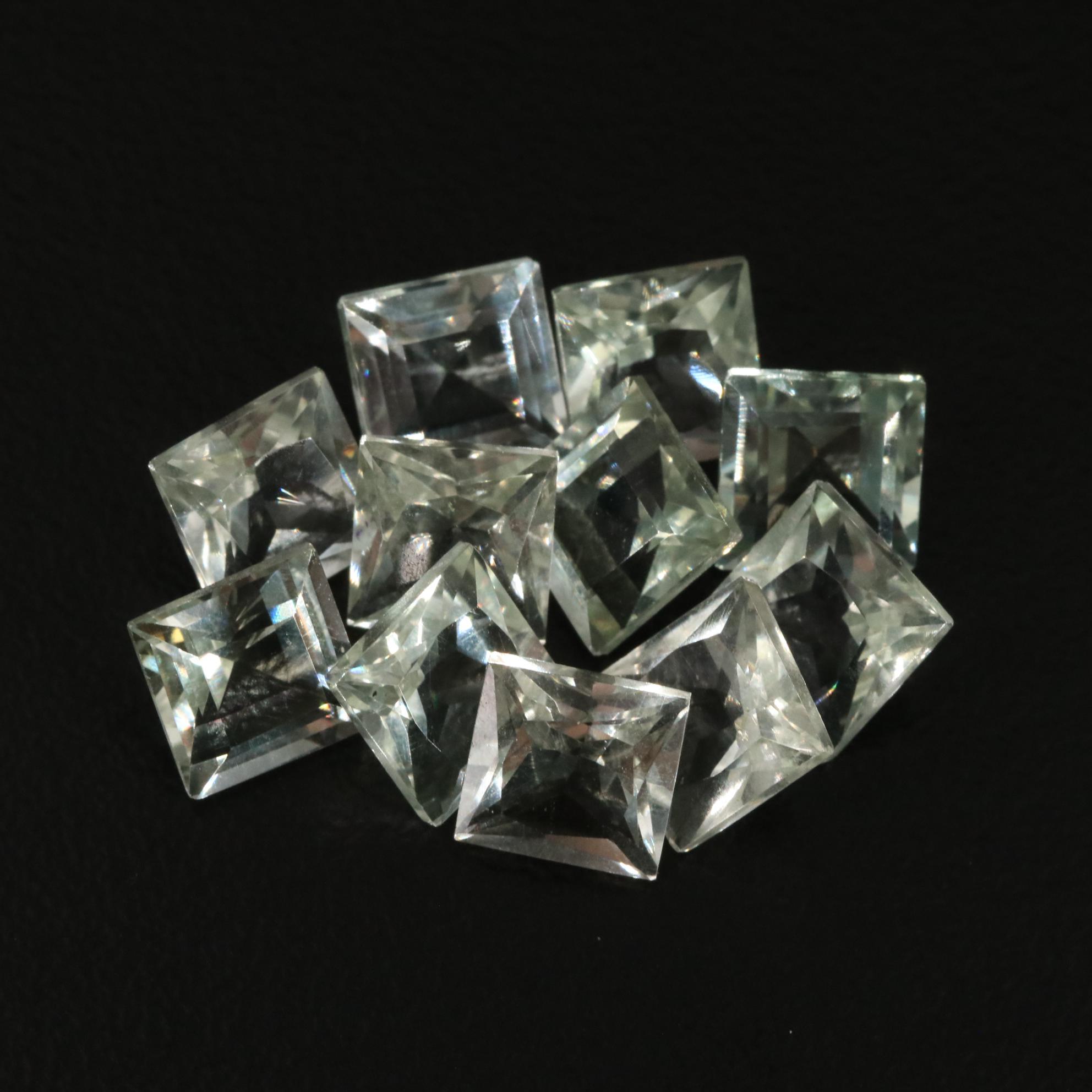 Loose 11.63 CTW Prasiolite Lot