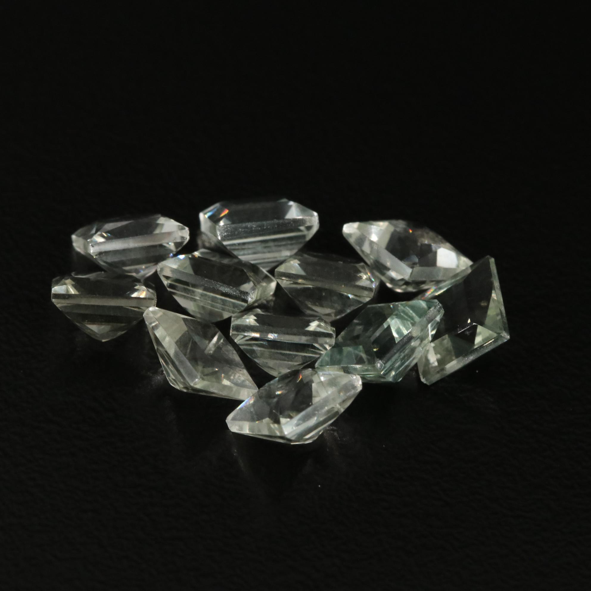 Loose 11.63 CTW Prasiolite Lot