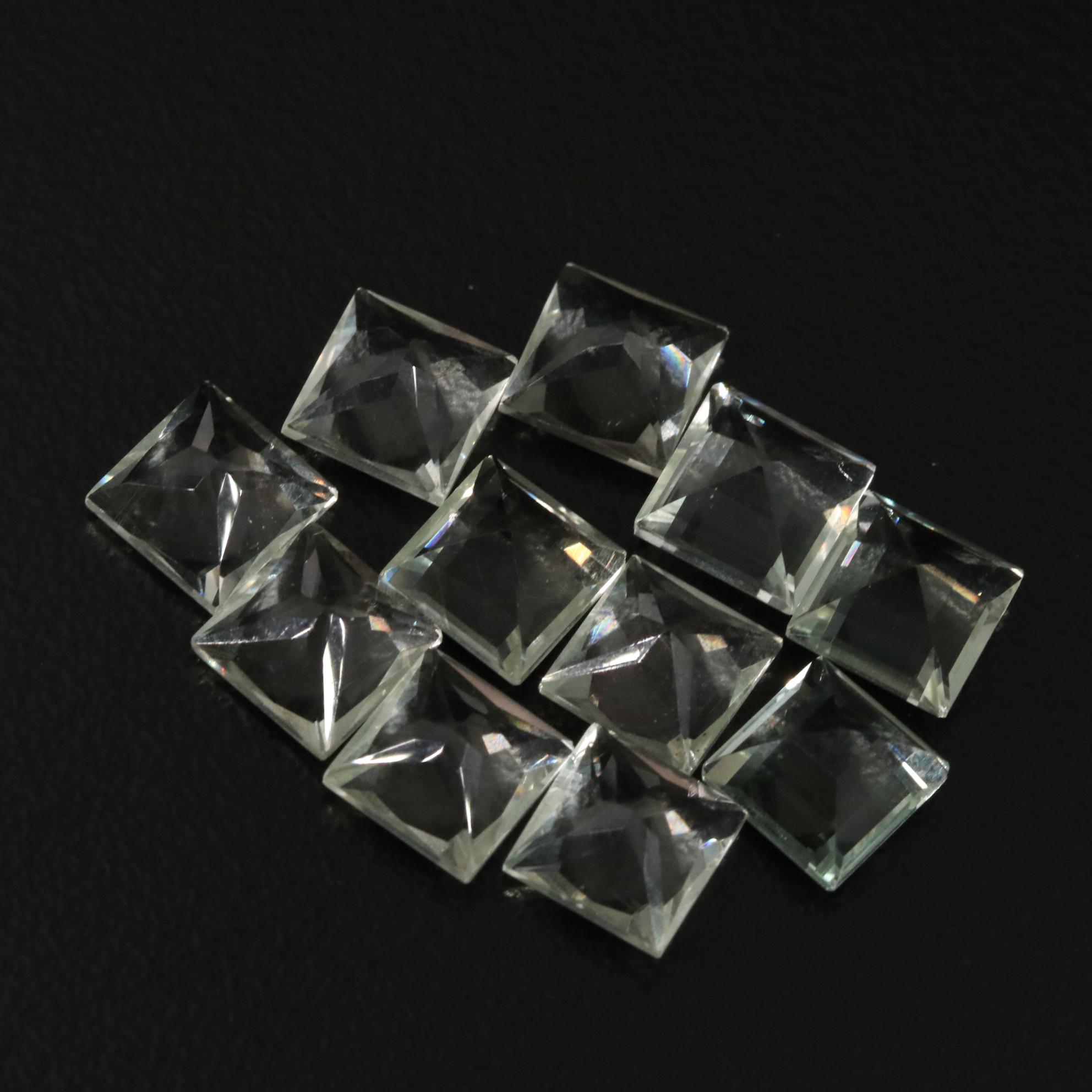 Loose 11.63 CTW Prasiolite Lot