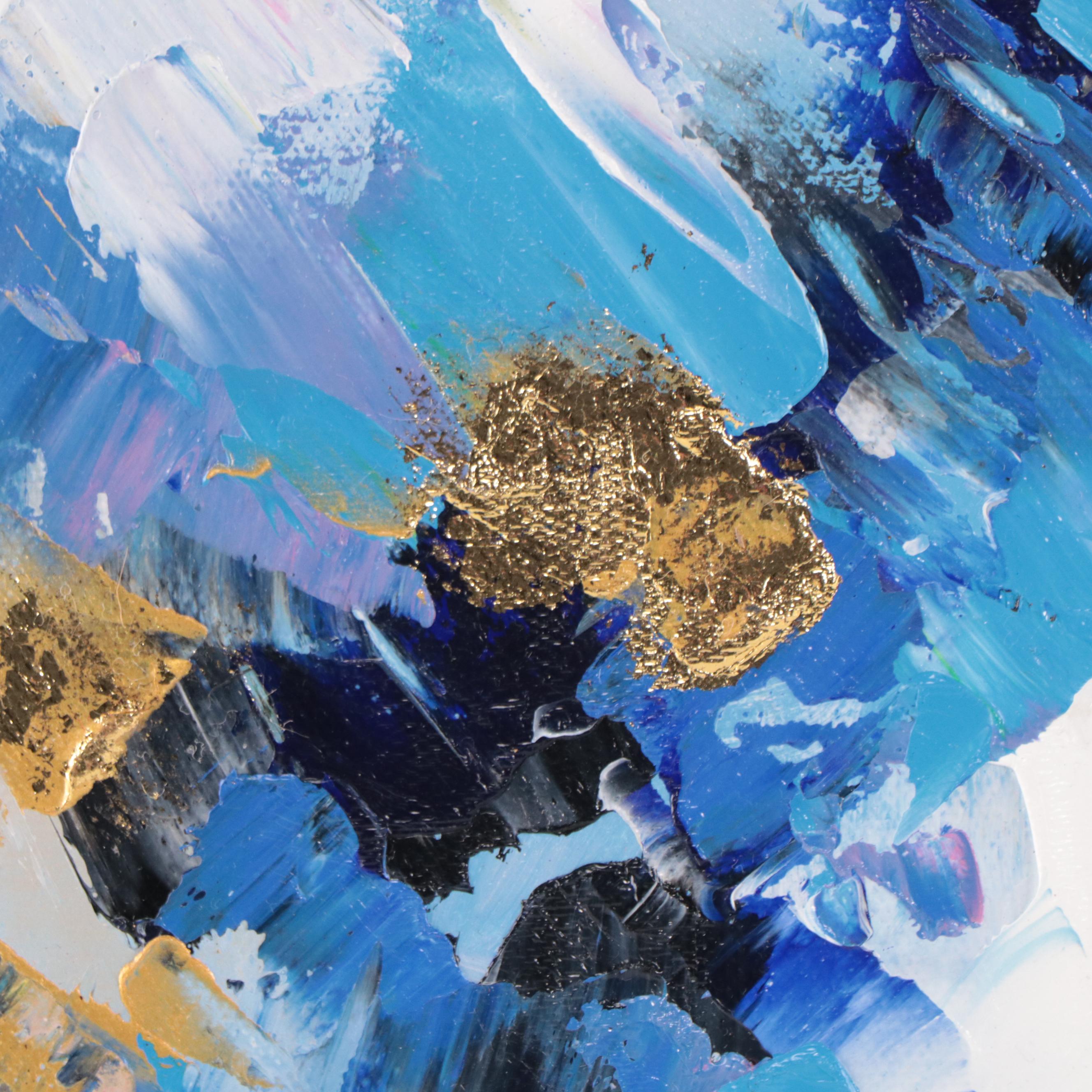 Non-Objective Abstract Acrylic Painting, 21st Century