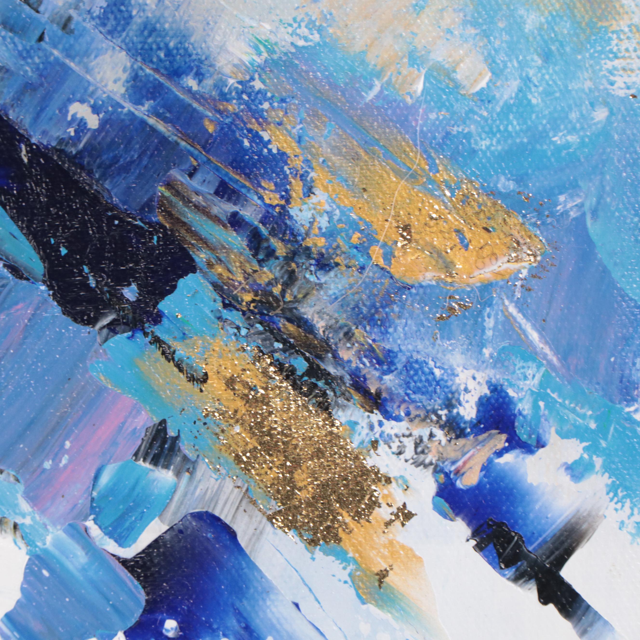 Non-Objective Abstract Acrylic Painting, 21st Century