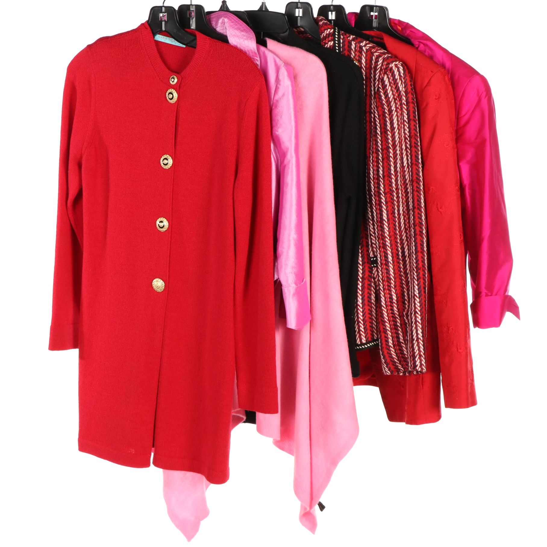 Dana Buchman, Anita Ford, and More Silk Jackets with Other Jackets & Cardigans