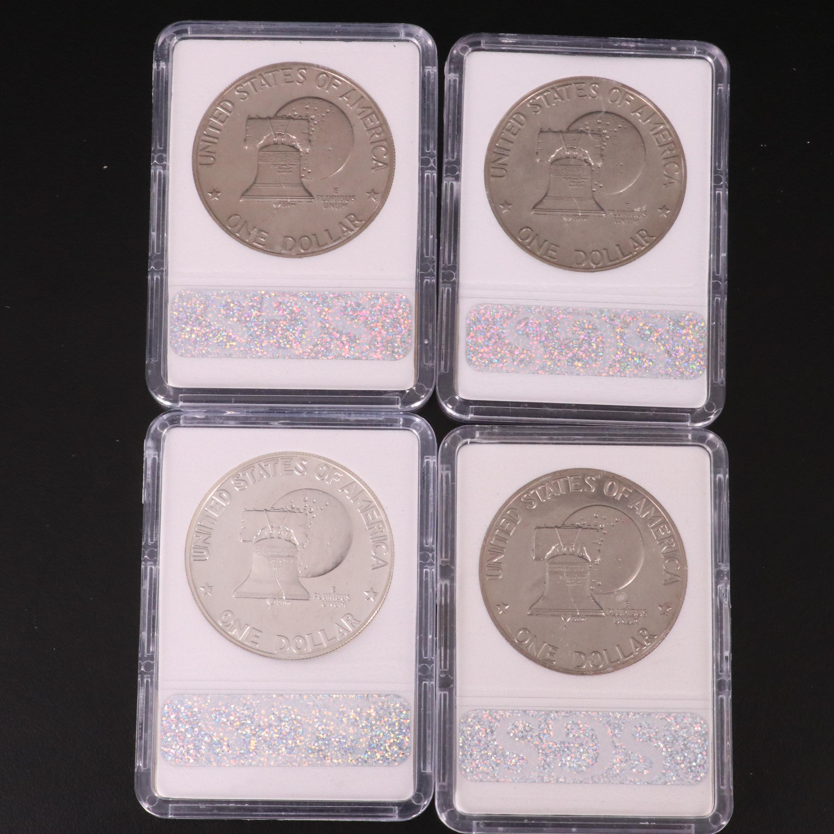 Proof Eisenhower and Susan B. Anthony Dollars Including Silver