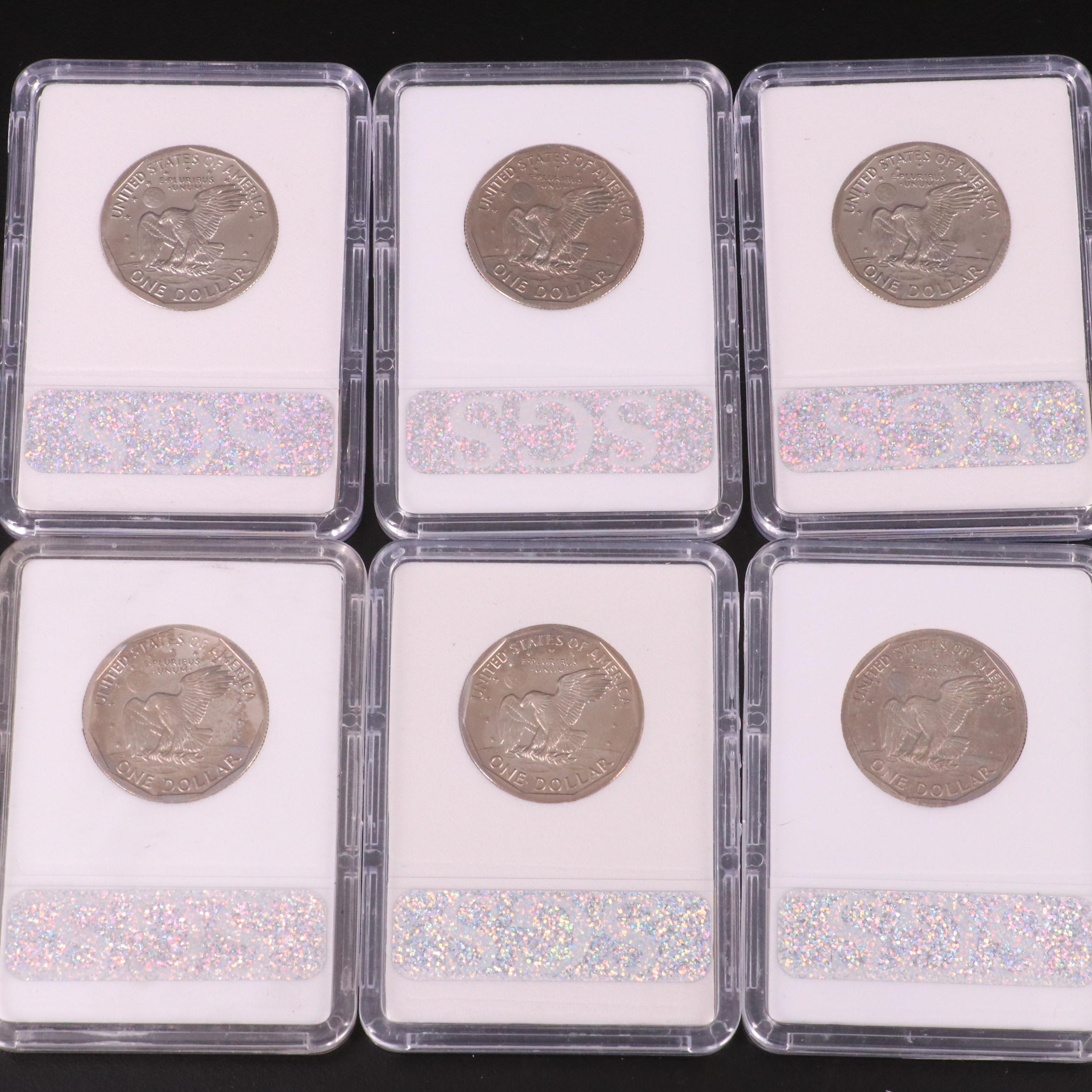 Proof Eisenhower and Susan B. Anthony Dollars Including Silver