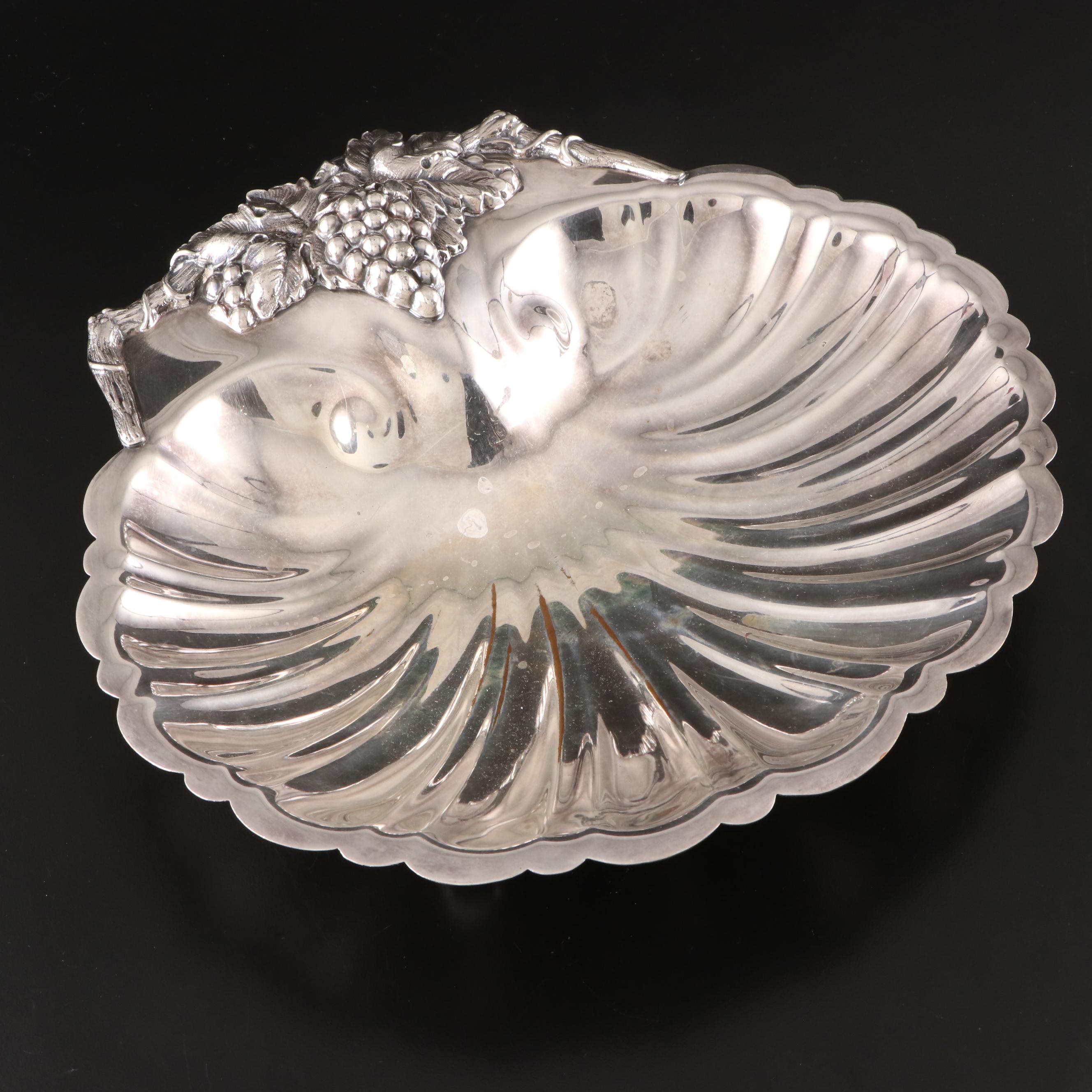 Web Sterling Silver Reproduction Paul Revere Bowl with Silver Plate Barware