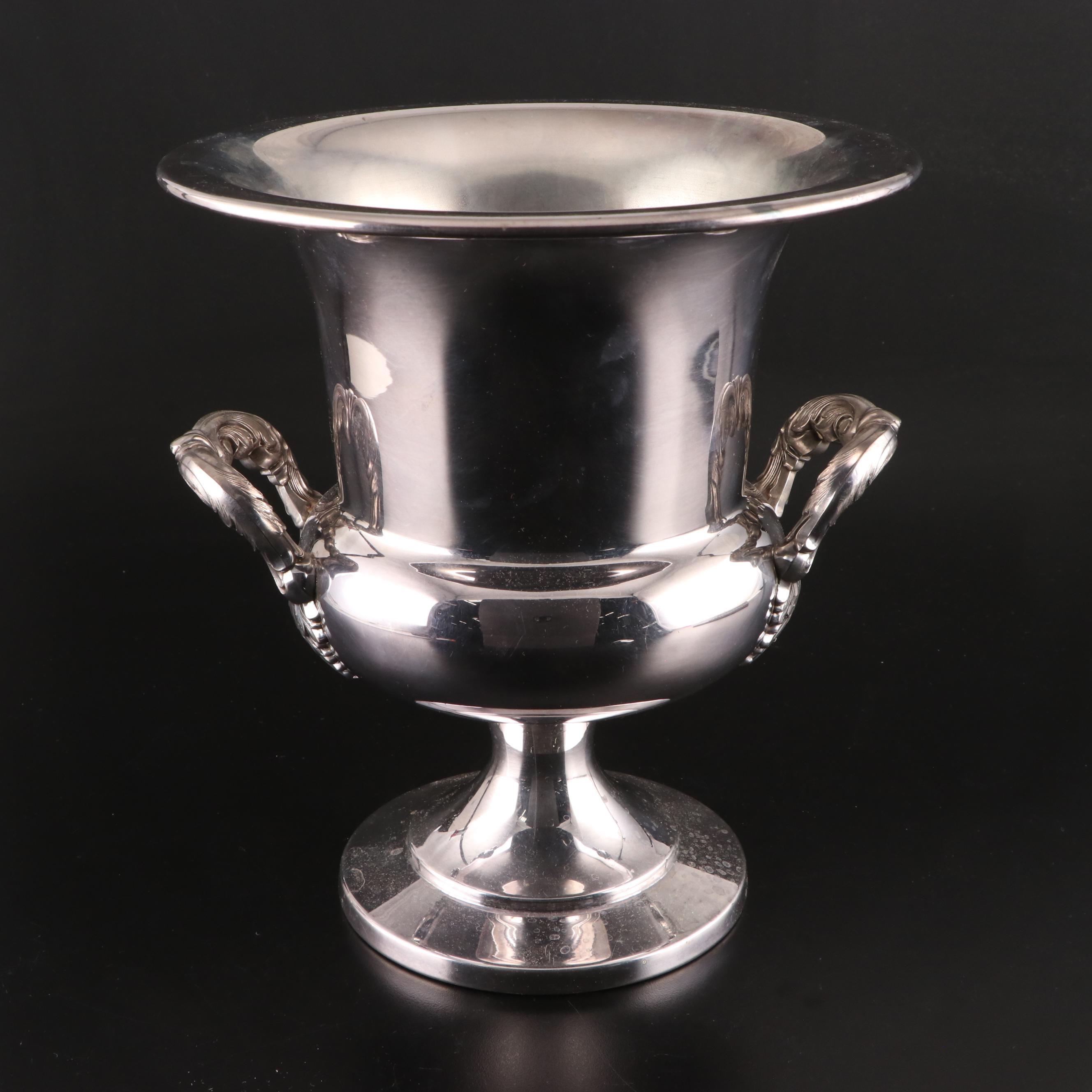 Web Sterling Silver Reproduction Paul Revere Bowl with Silver Plate Barware