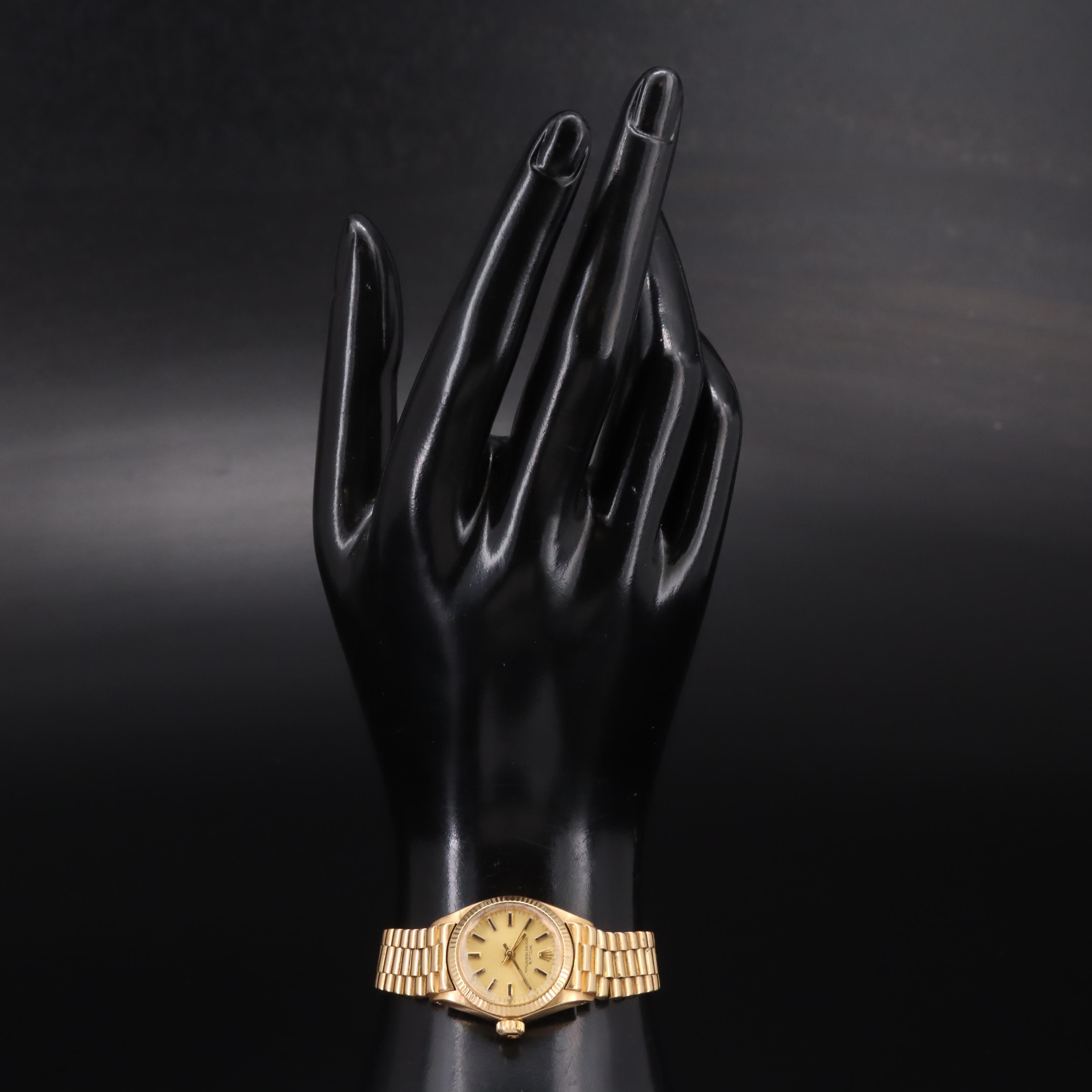 1979 Rolex Oyster Perpetual 18K Automatic Watch