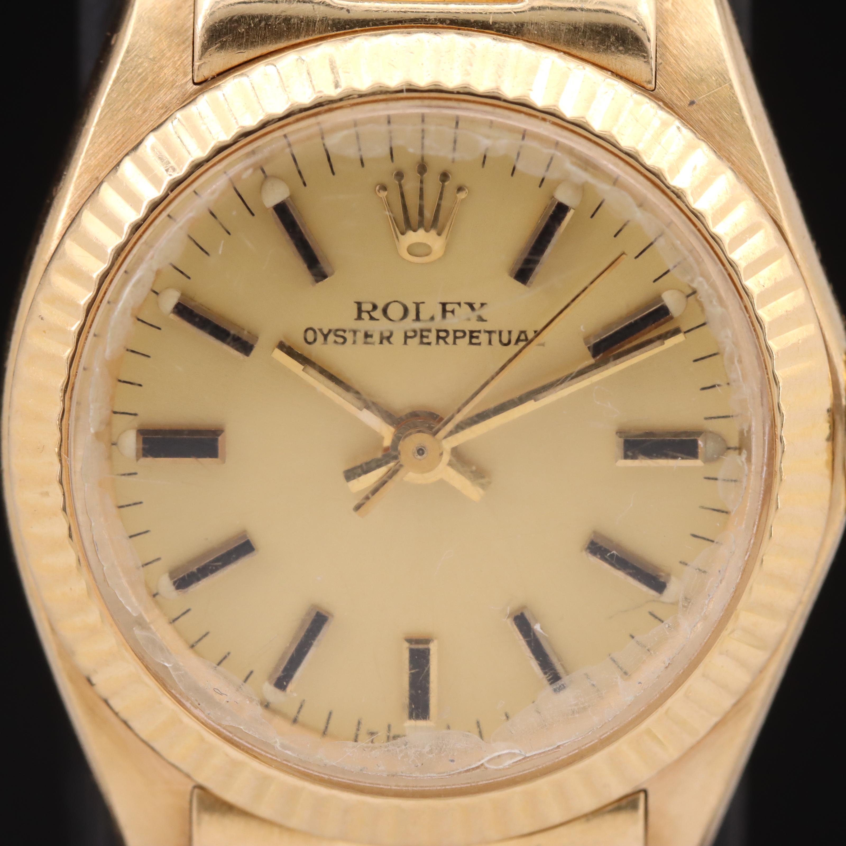 1979 Rolex Oyster Perpetual 18K Automatic Watch