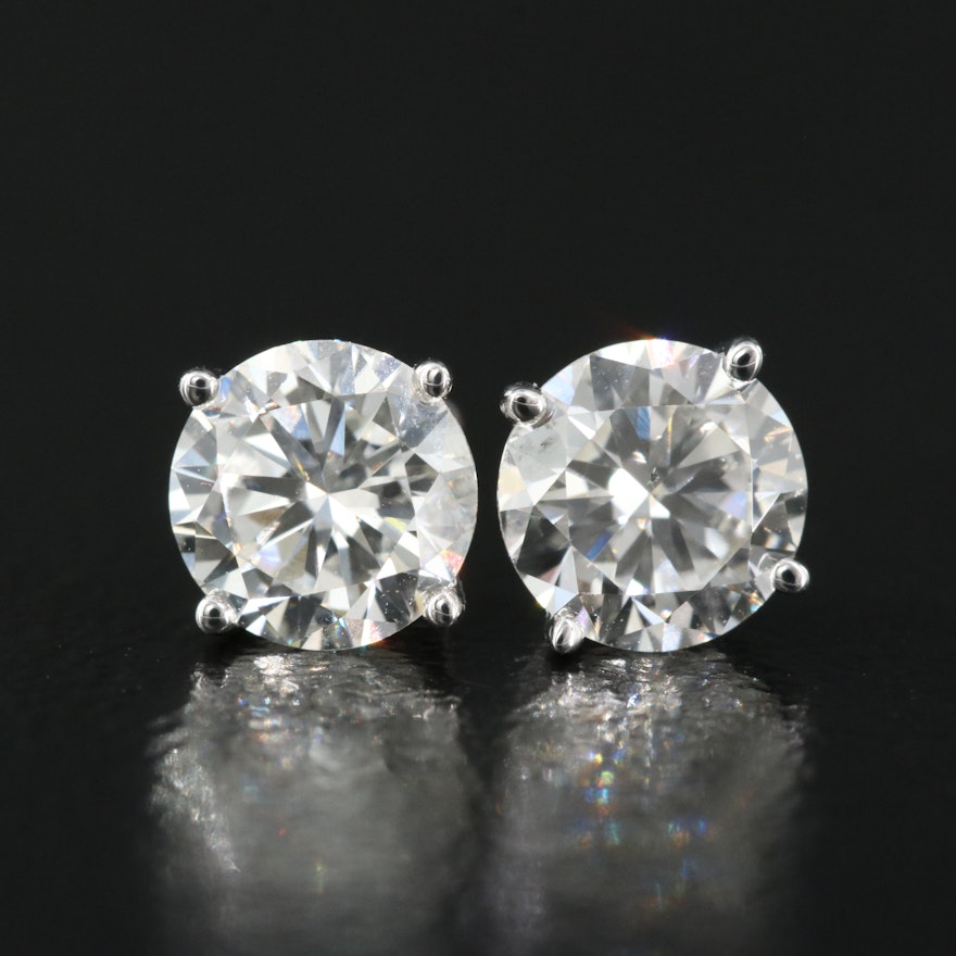14K 1.05 CTW Lab Grown Diamond Stud Earrings