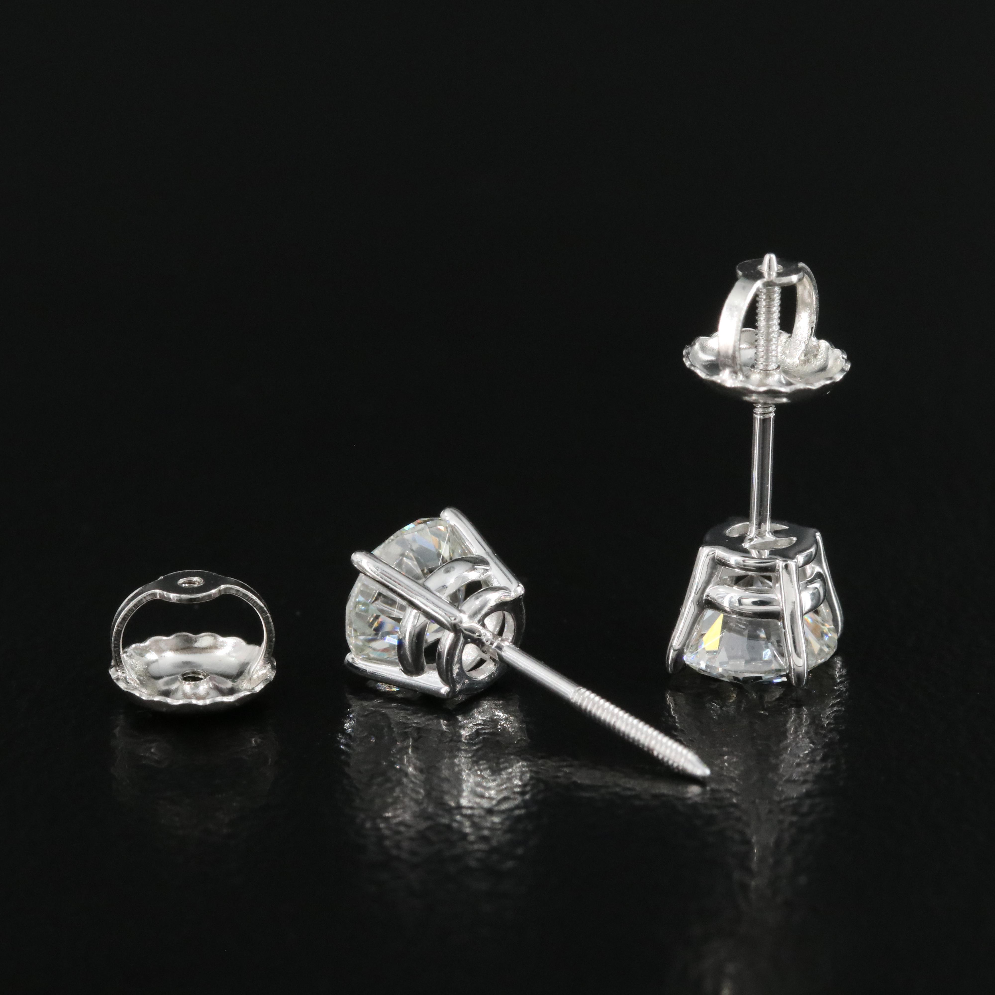 14K 1.05 CTW Lab Grown Diamond Stud Earrings