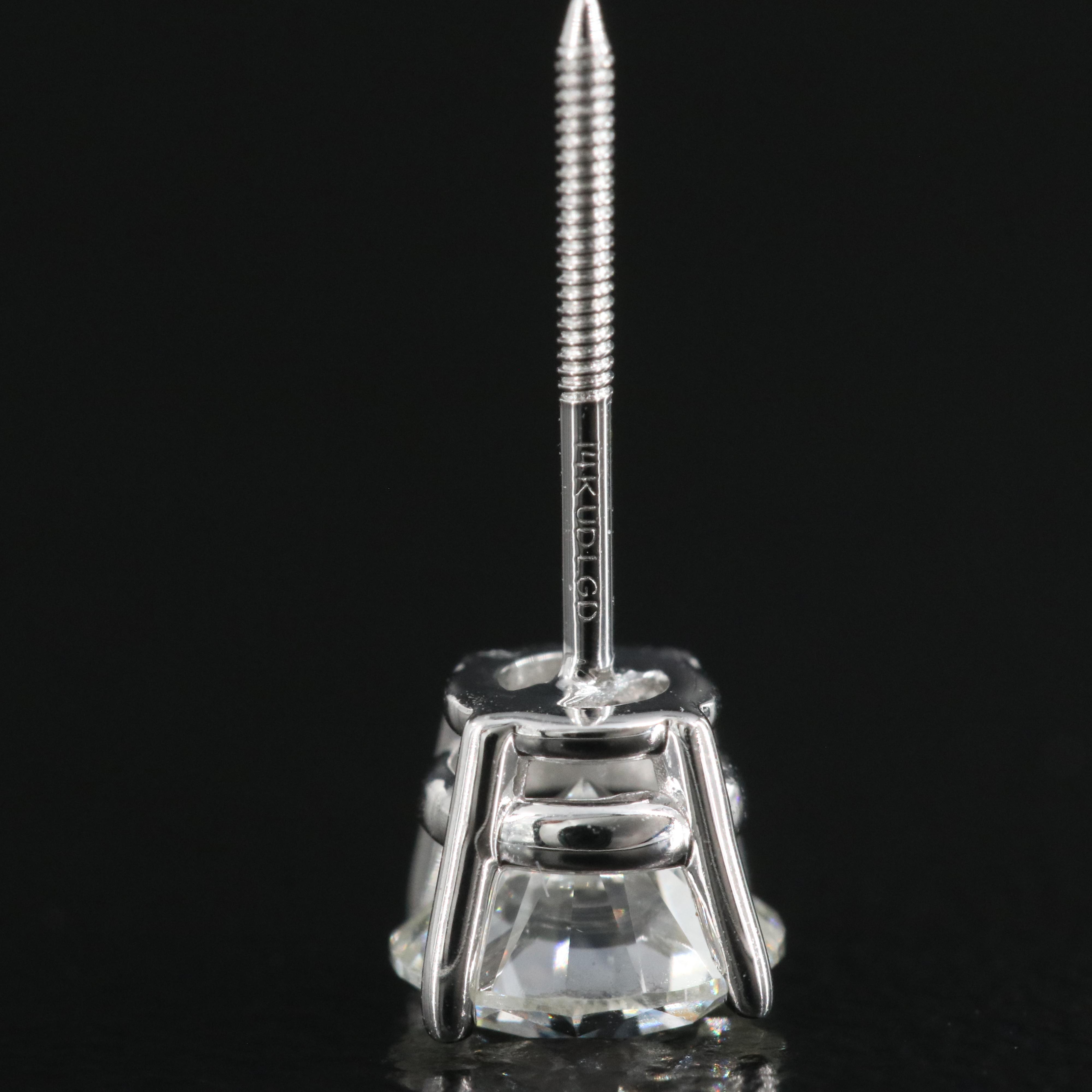 14K 1.05 CTW Lab Grown Diamond Stud Earrings