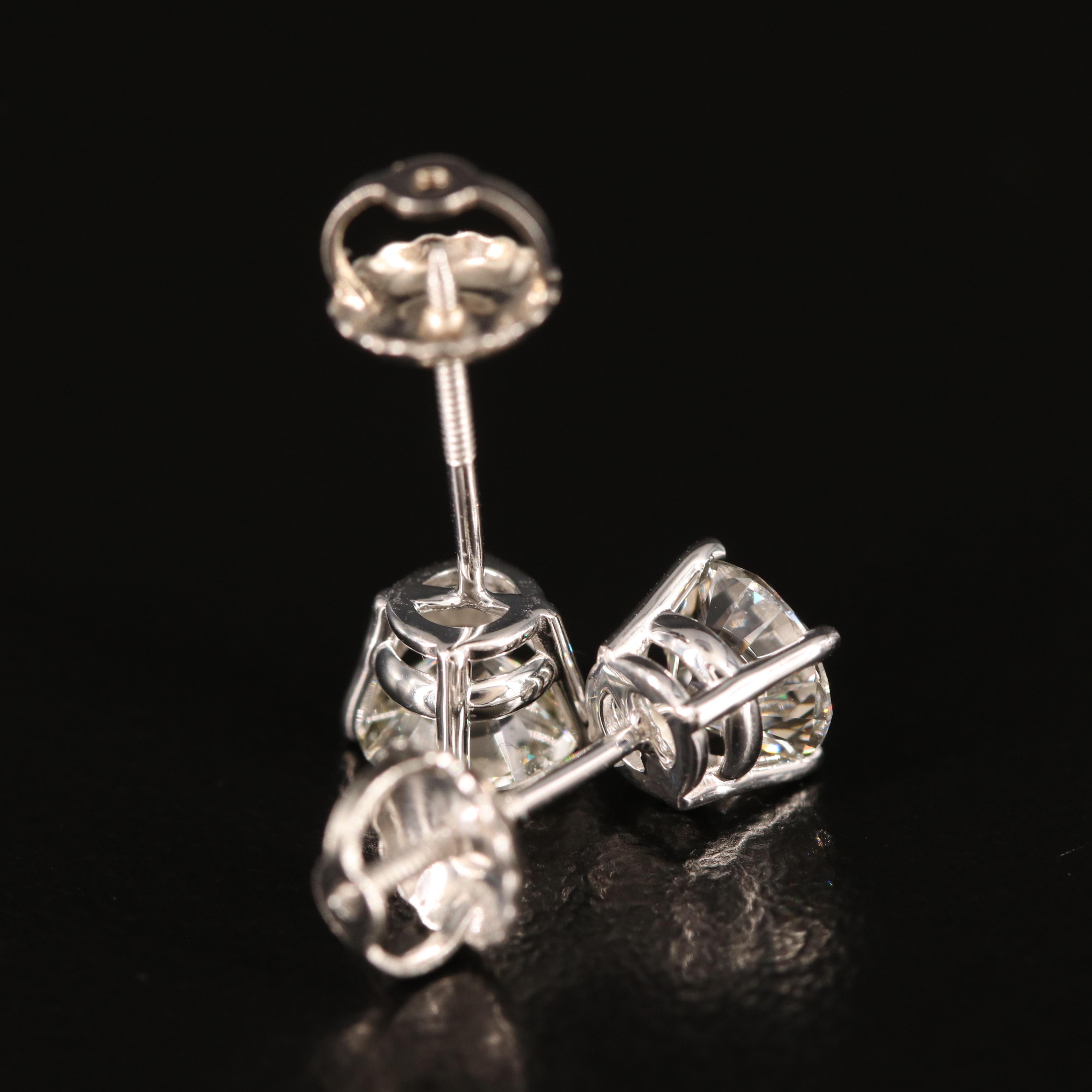 14K 1.10 CTW Lab Grown Diamond Stud Earrings