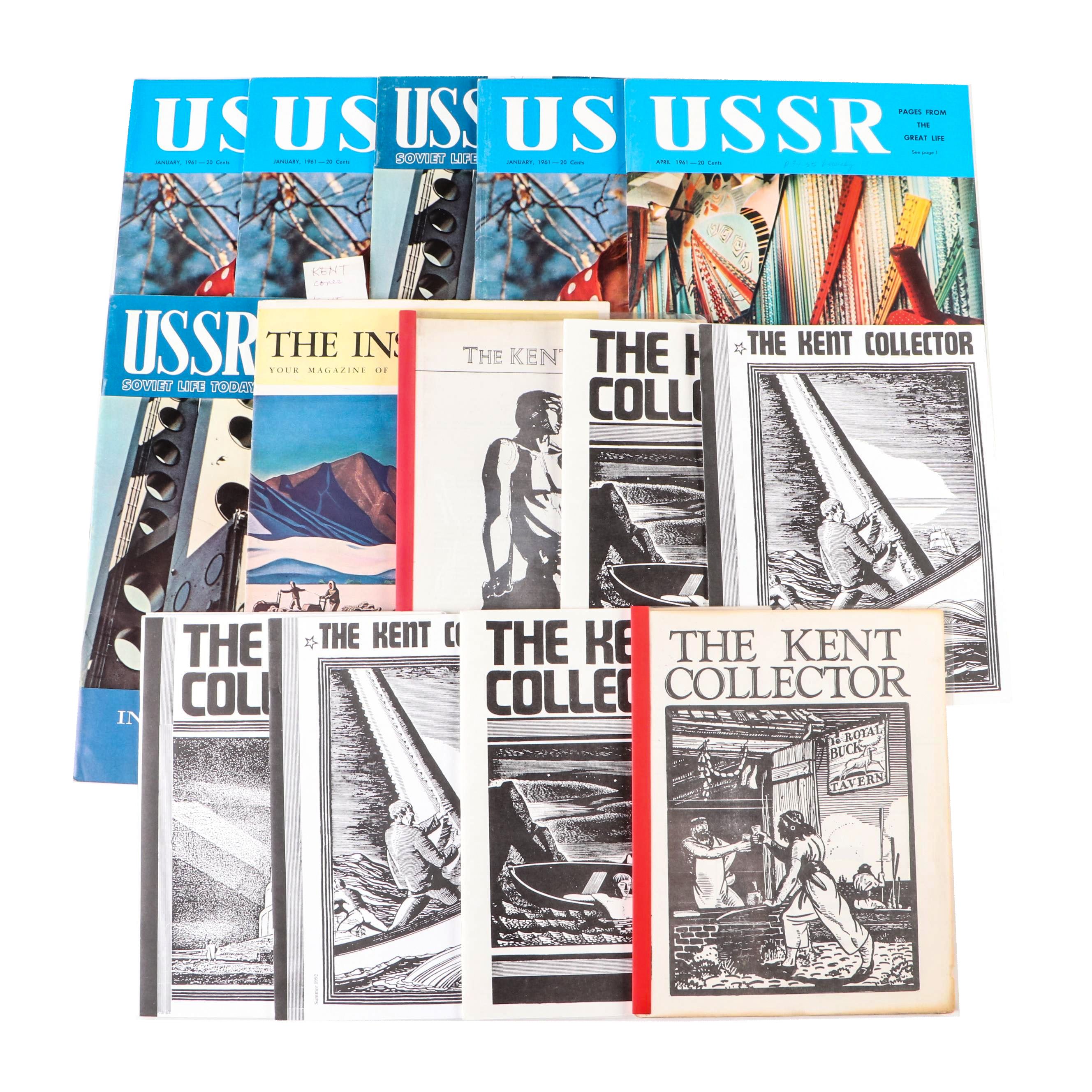 "The Kent Collector," "USSR," and "The Instructor" Magazine Issues