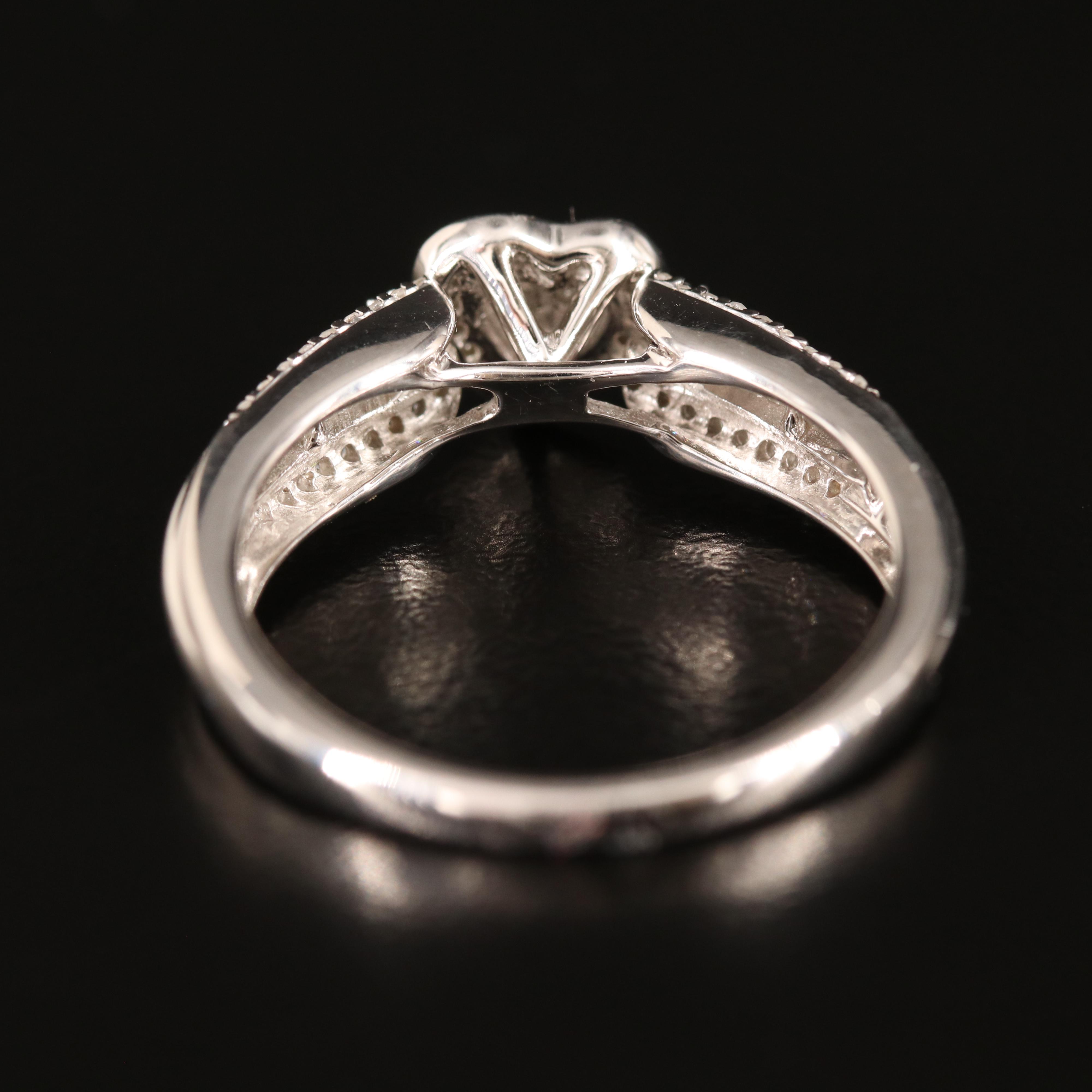 Sterling Diamond Ring