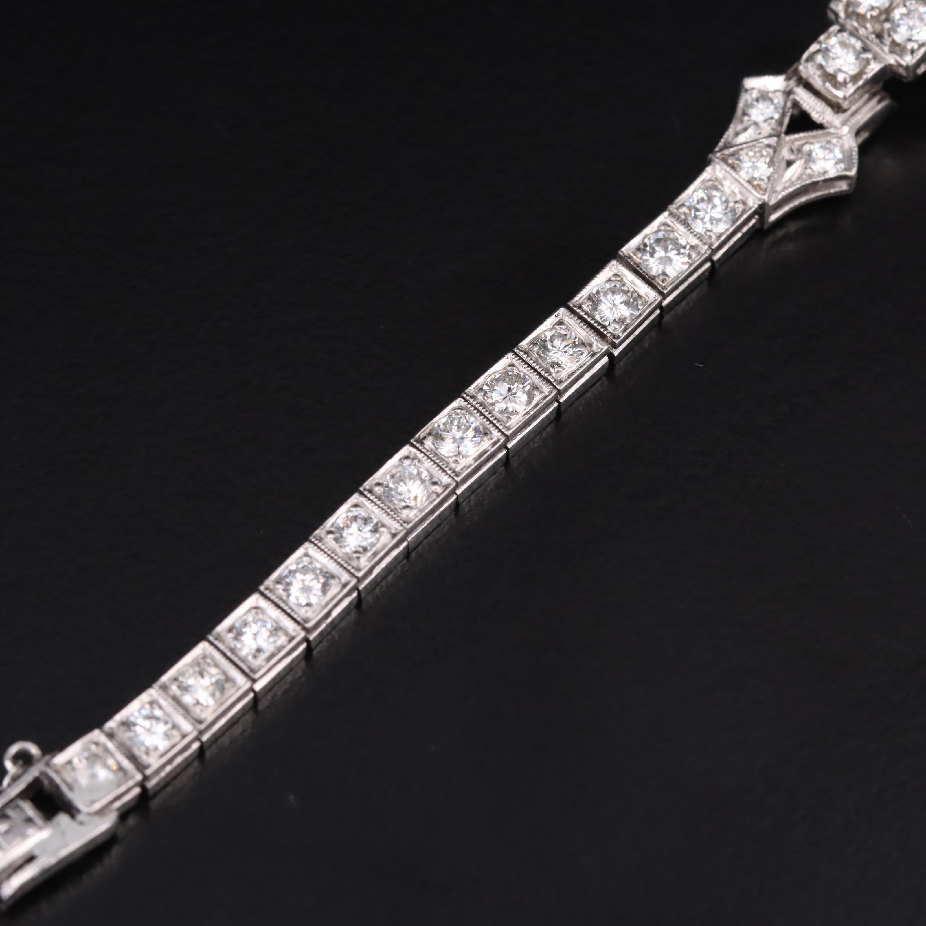 Hamilton Platinum 2.57 CTW Diamond Watch