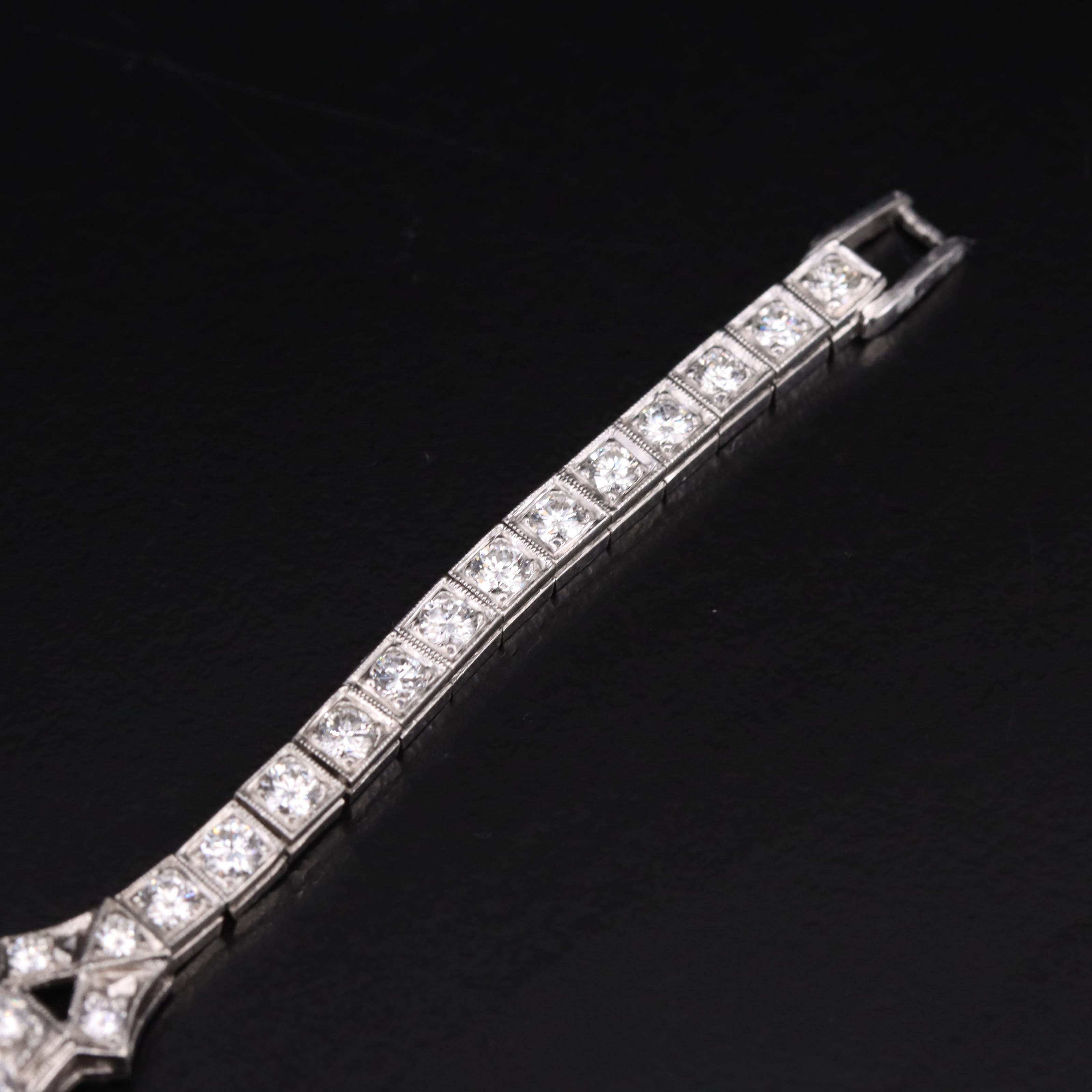 Hamilton Platinum 2.57 CTW Diamond Watch