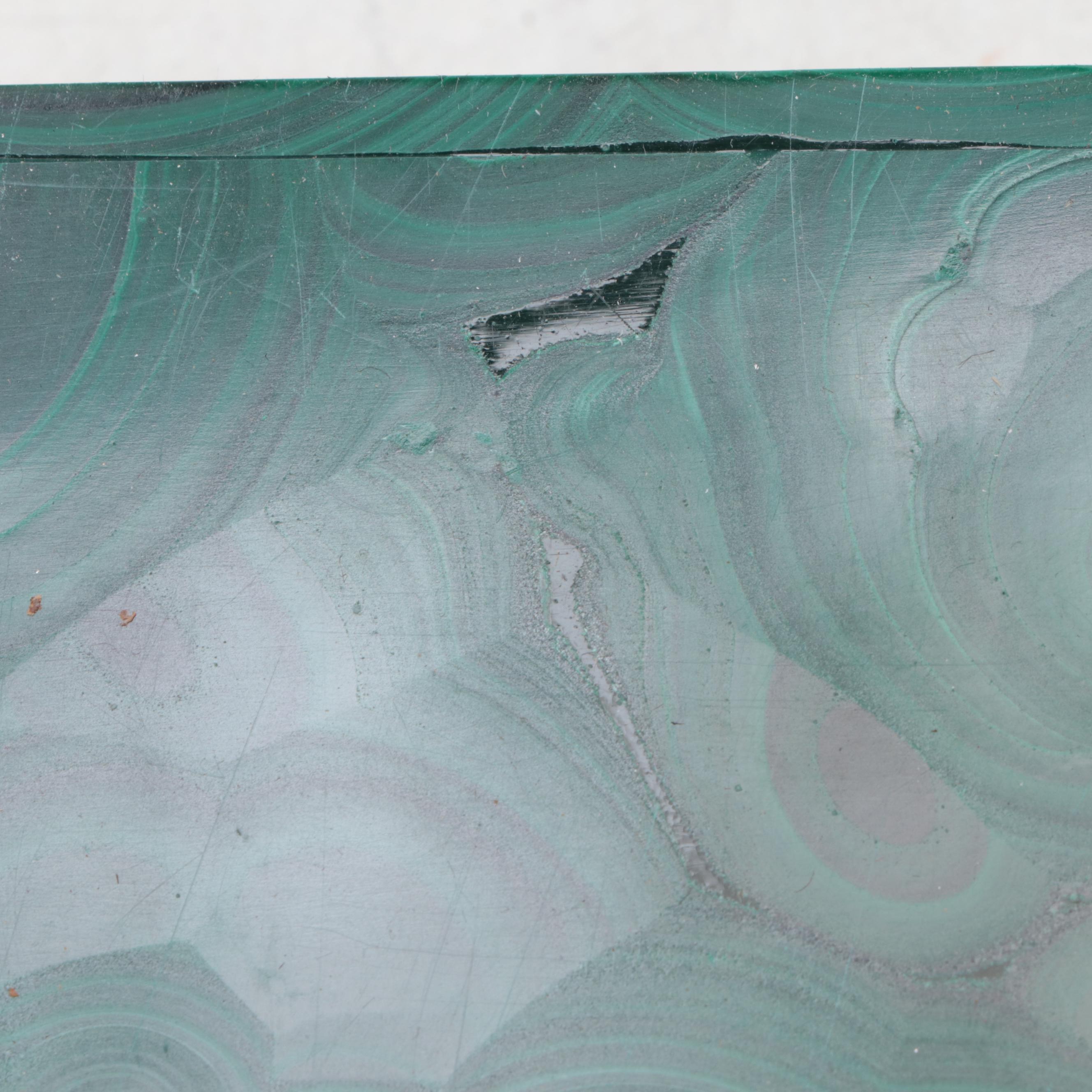 Handcrafted Malachite Trinket Boxes