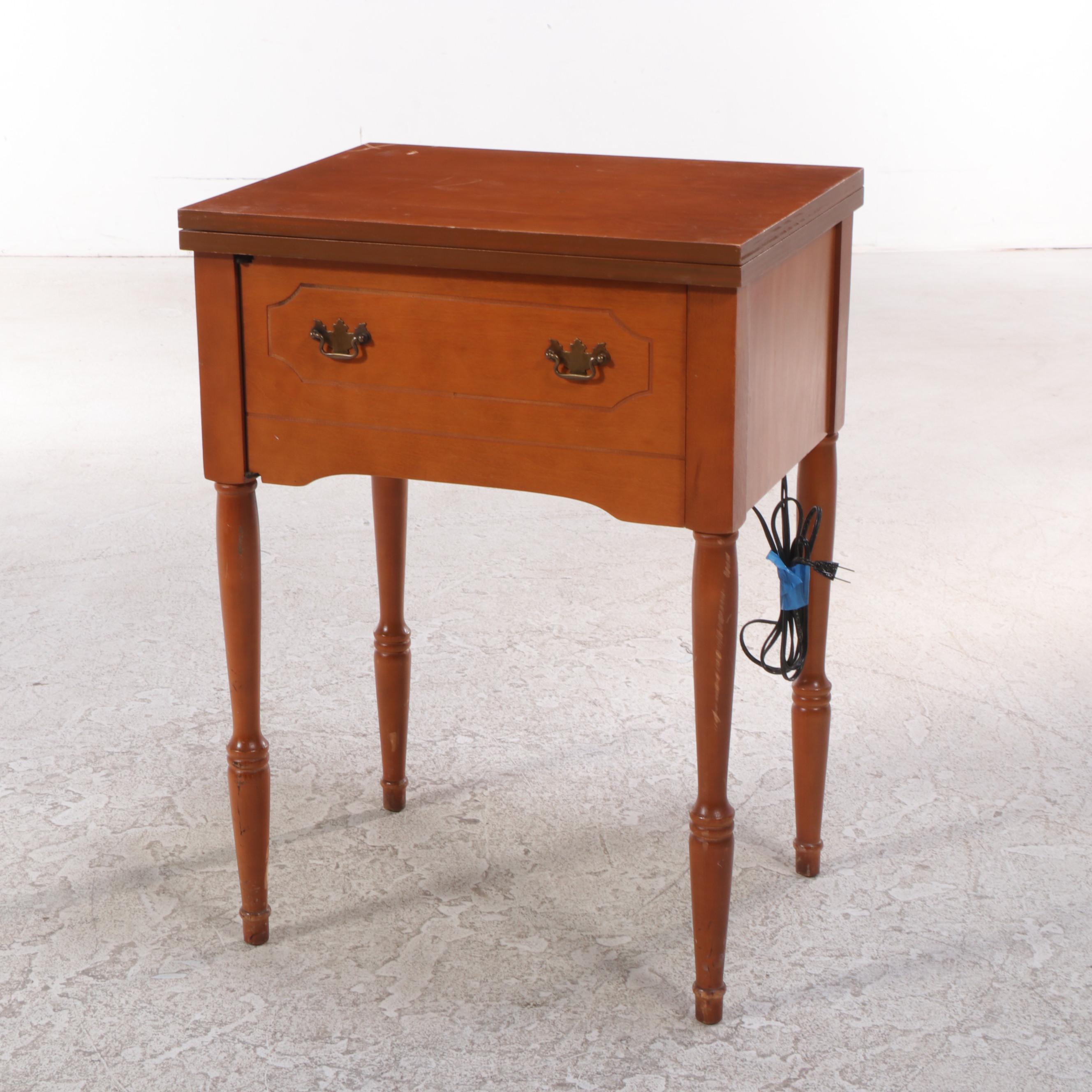 Dressmaker YM-40 Electric Sewing Machine with Sewing Table, Mid-20th Century