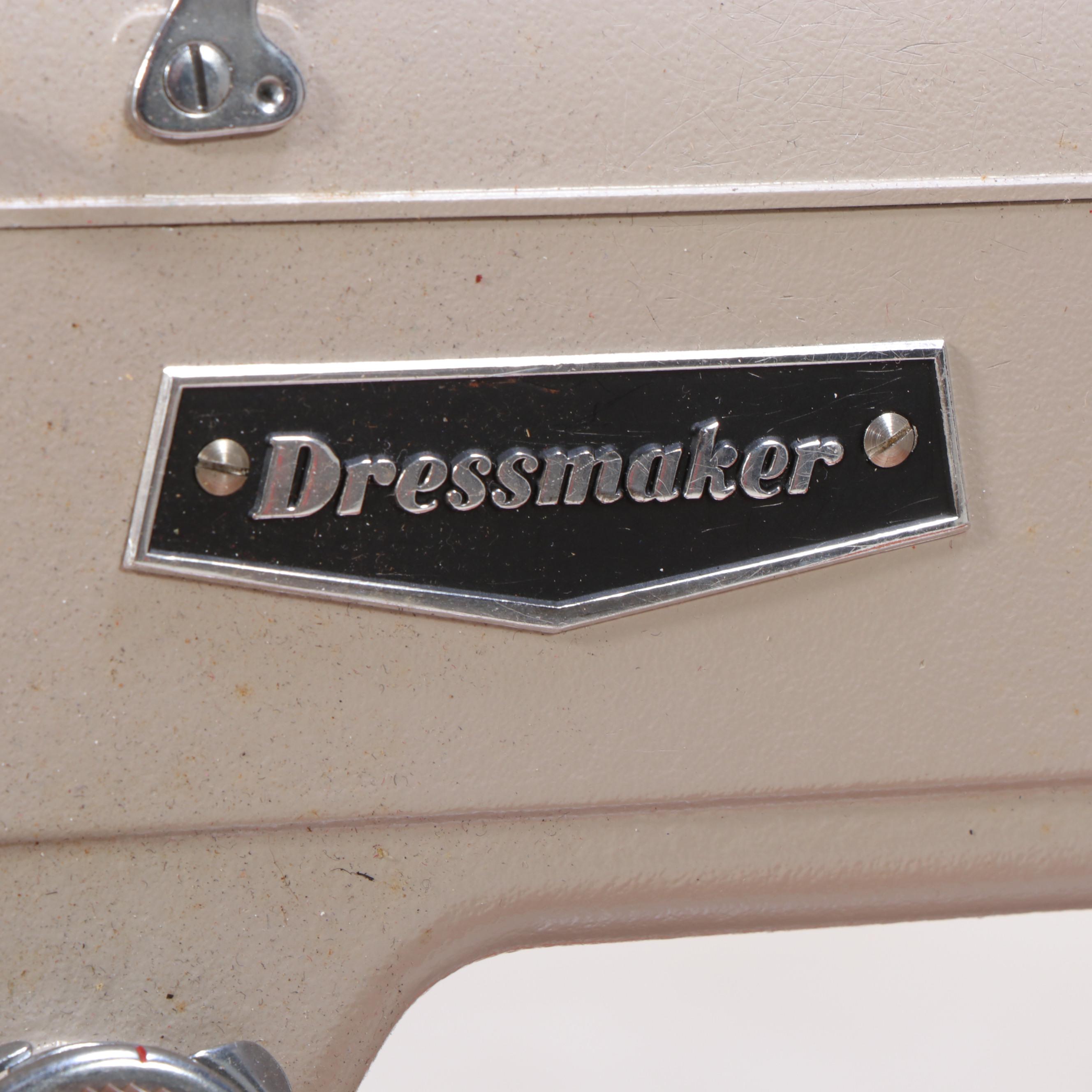 Dressmaker YM-40 Electric Sewing Machine with Sewing Table, Mid-20th Century