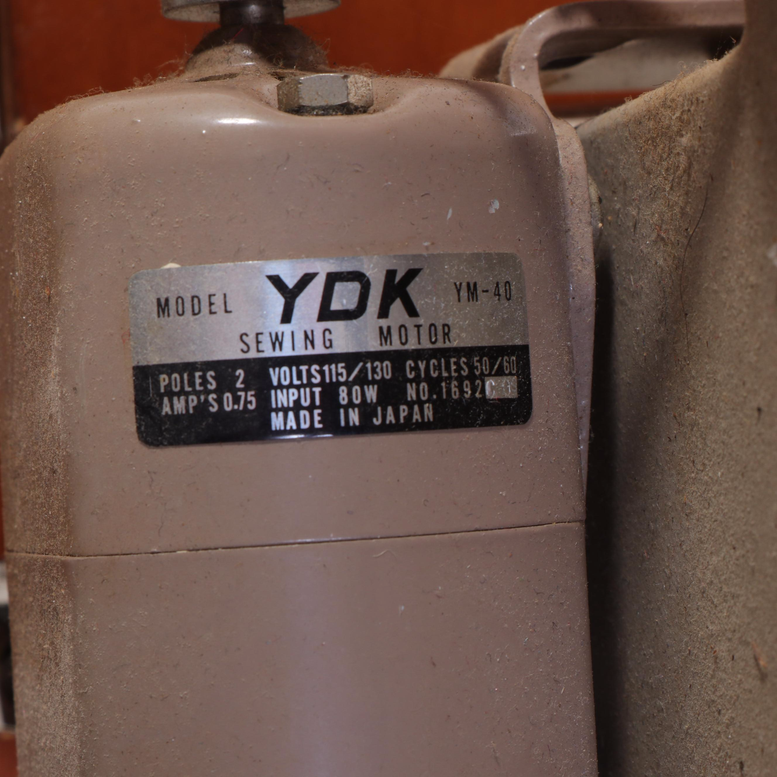 Dressmaker YM-40 Electric Sewing Machine with Sewing Table, Mid-20th Century