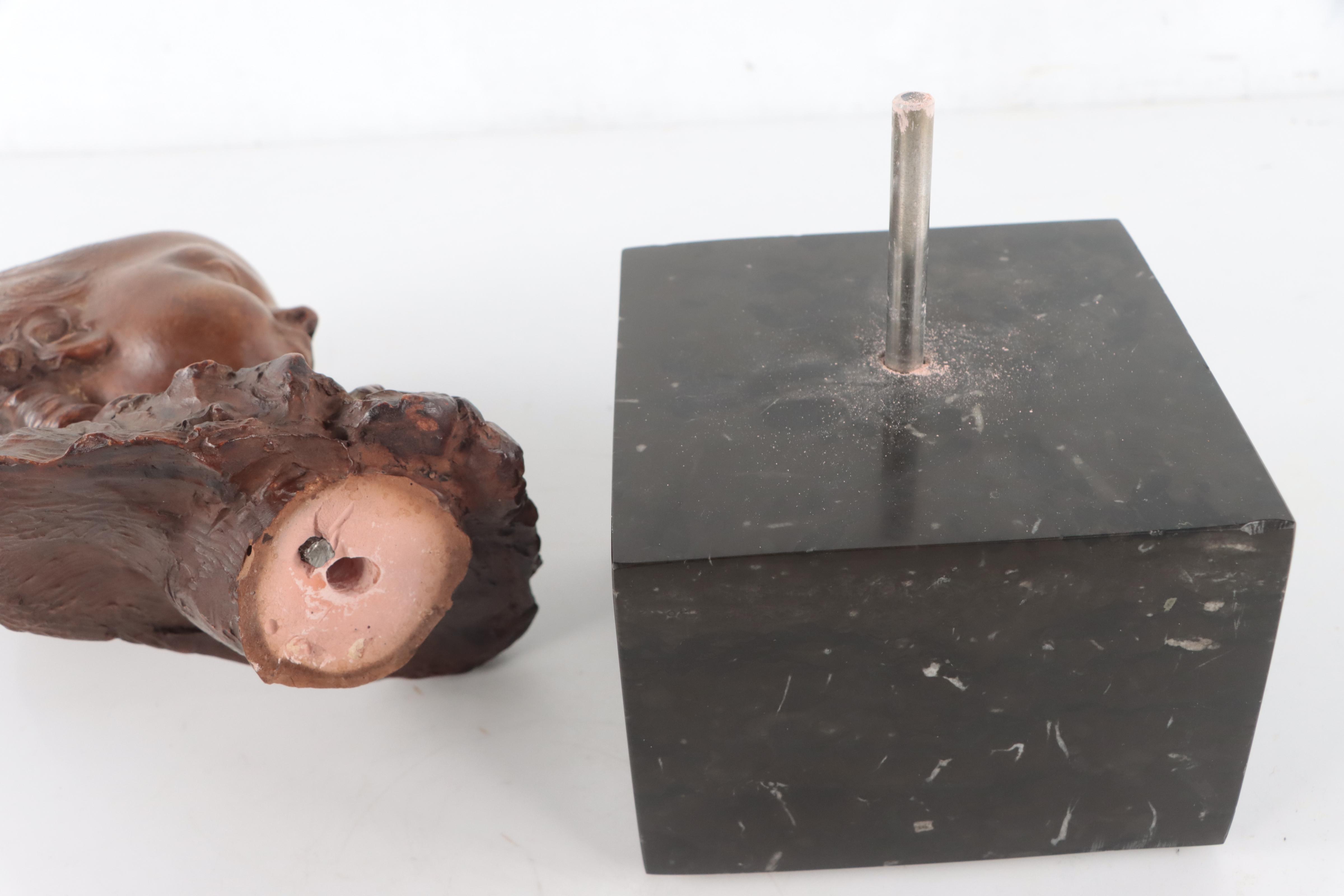 Resin Sculpture of Female Bust