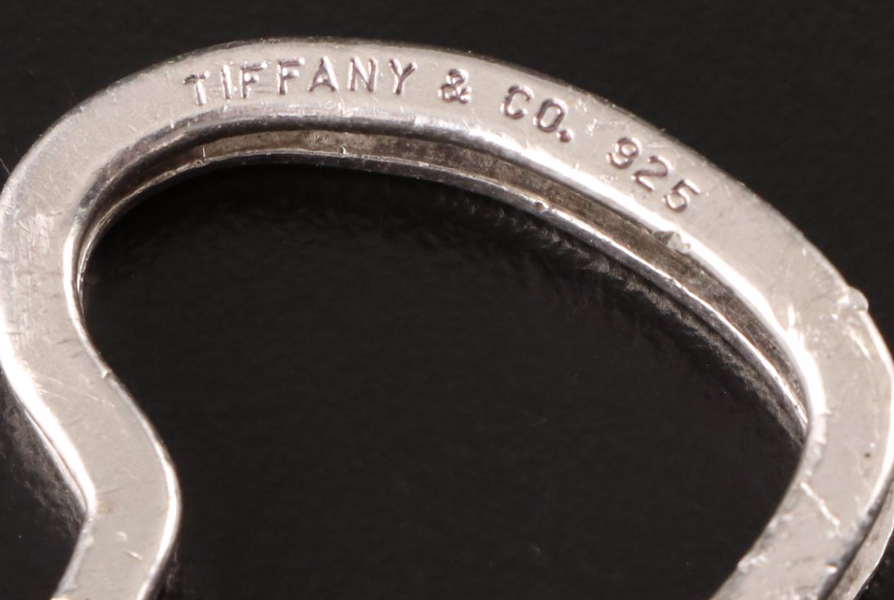 Tiffany & Co. Sterling Silver "Return to Tiffany" Open Heart Key Ring with Tag