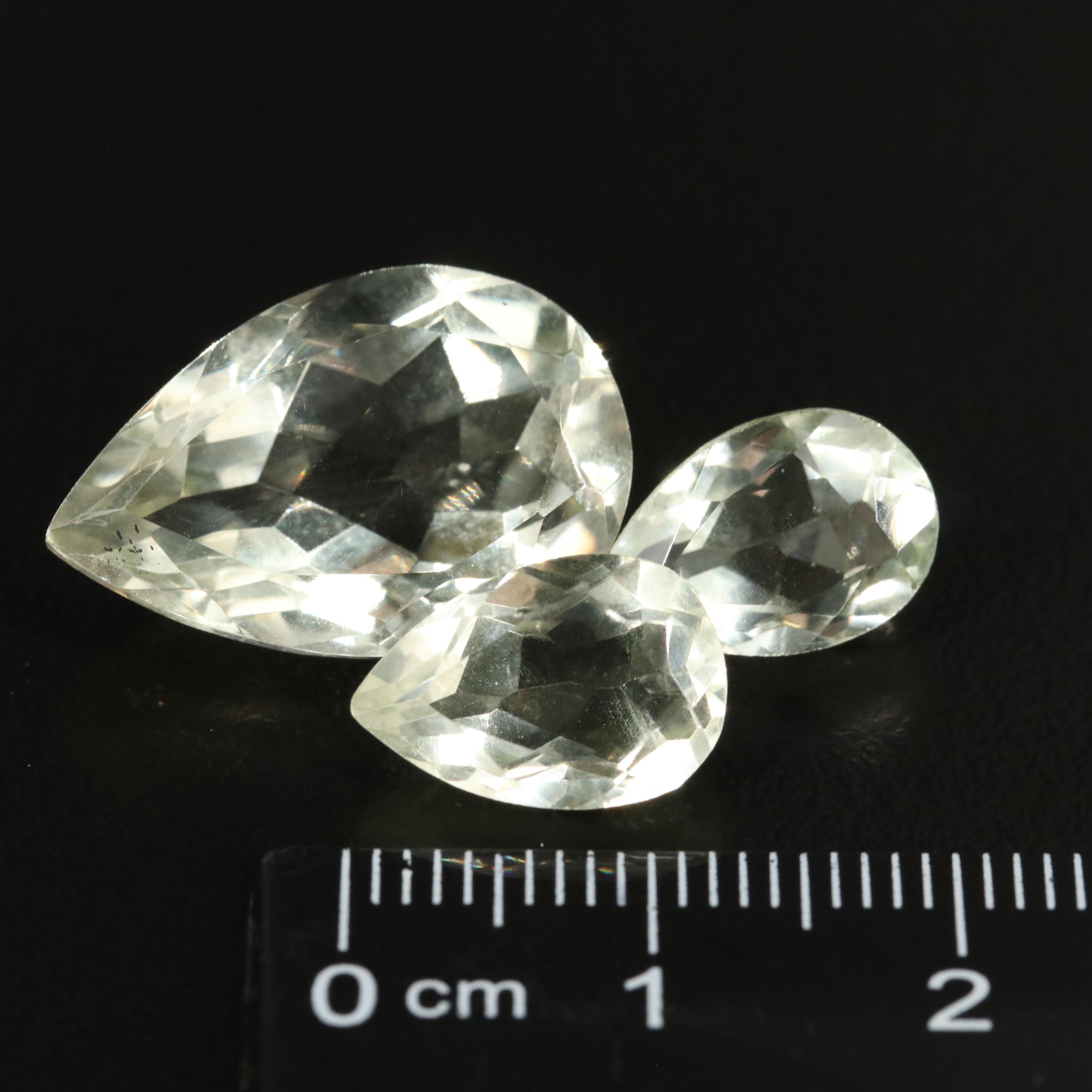 Loose 19.25 CTW Prasiolite Lot