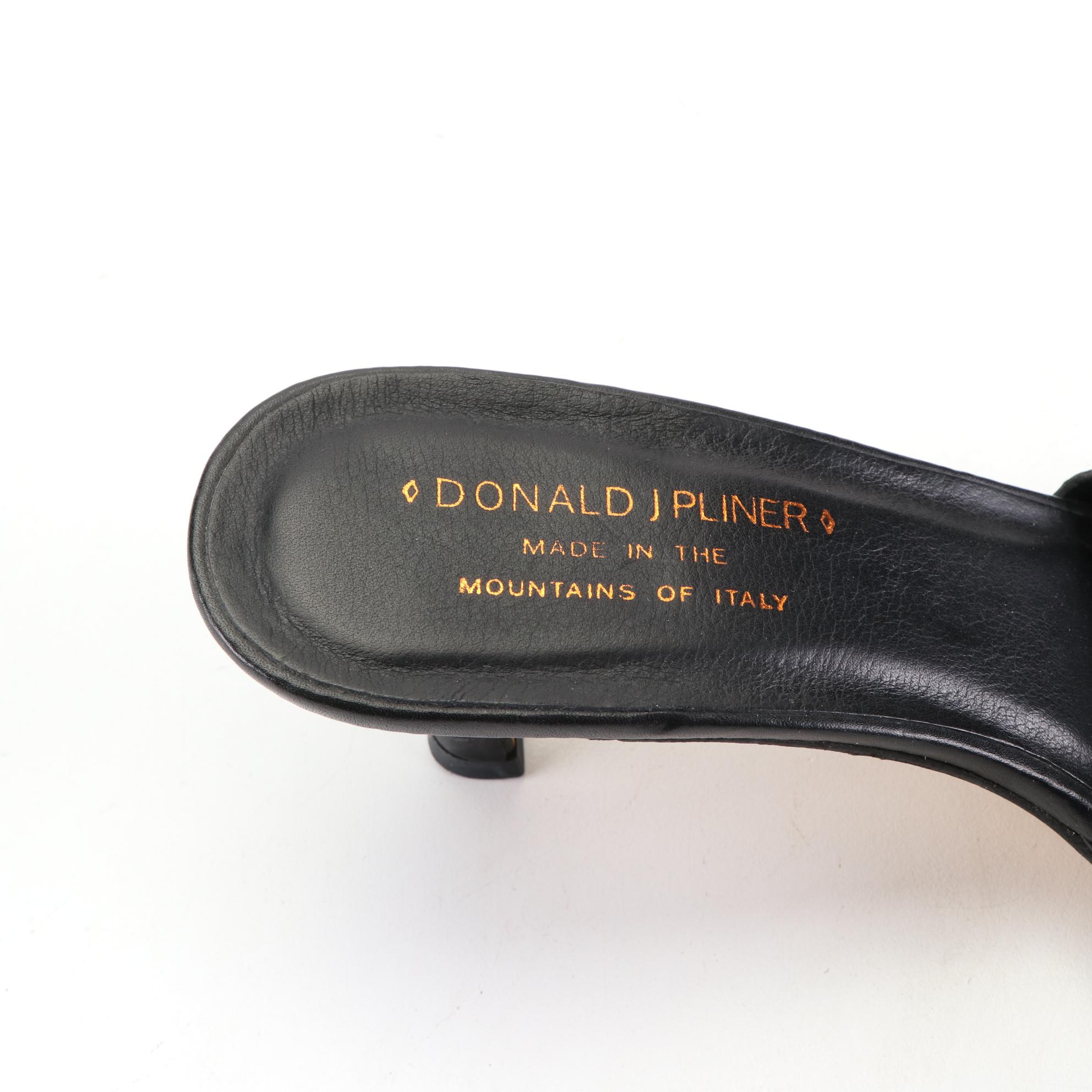 Donald J Pliner Slide Sandals, Kate Spade Mules, and J. McLaughlin Sandals