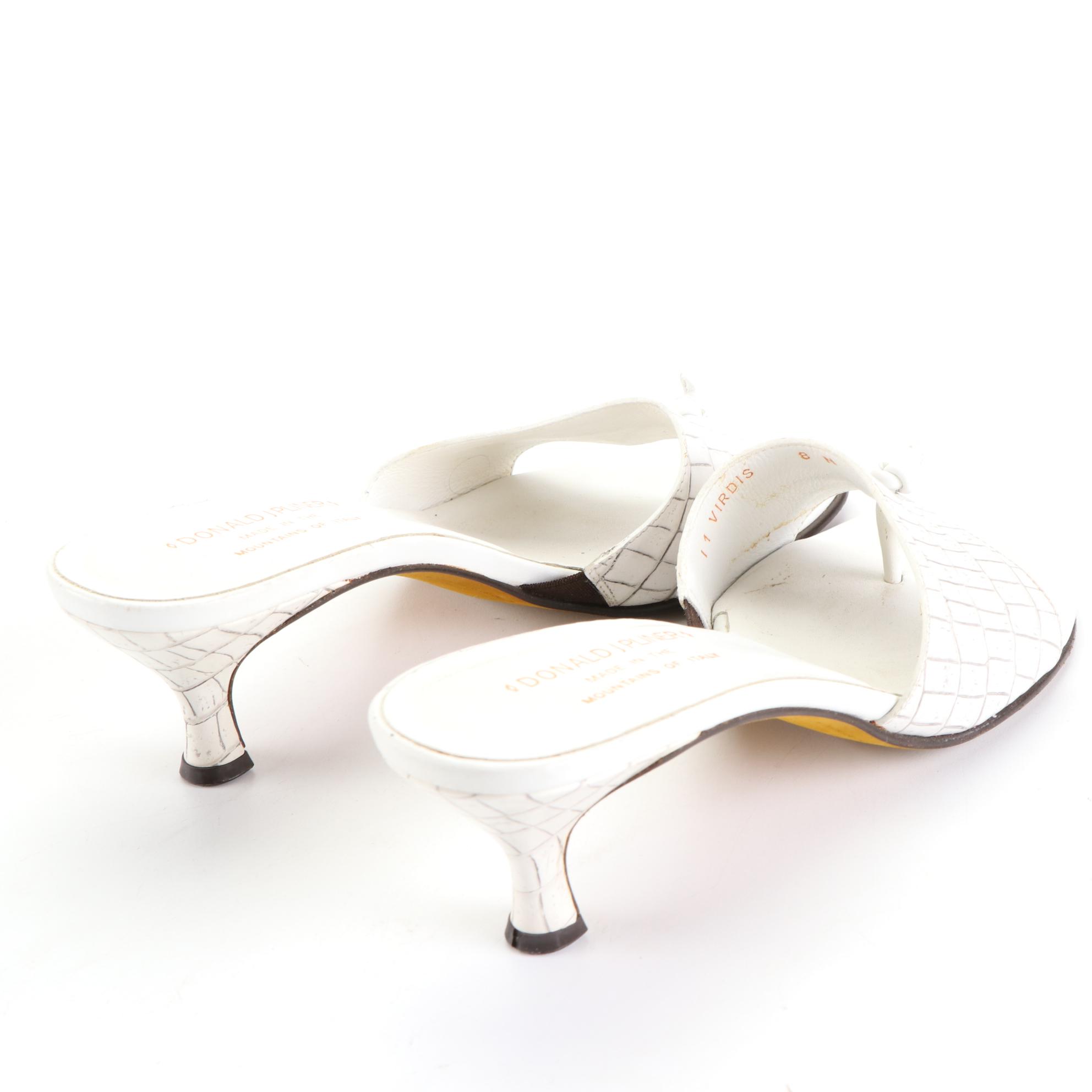 Donald J Pliner Slide Sandals, Kate Spade Mules, and J. McLaughlin Sandals