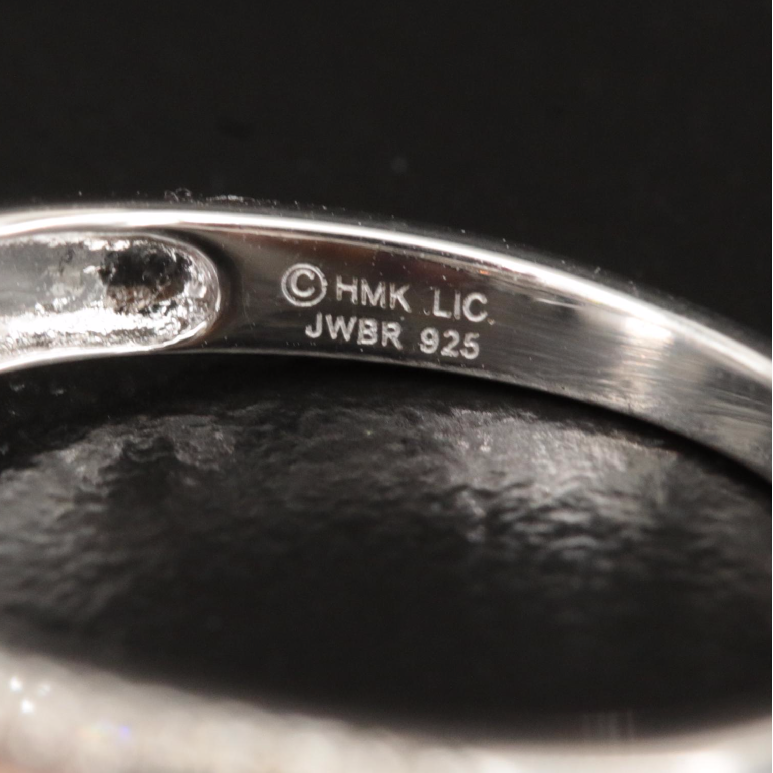 Sterling Diamond Halo Square Ring