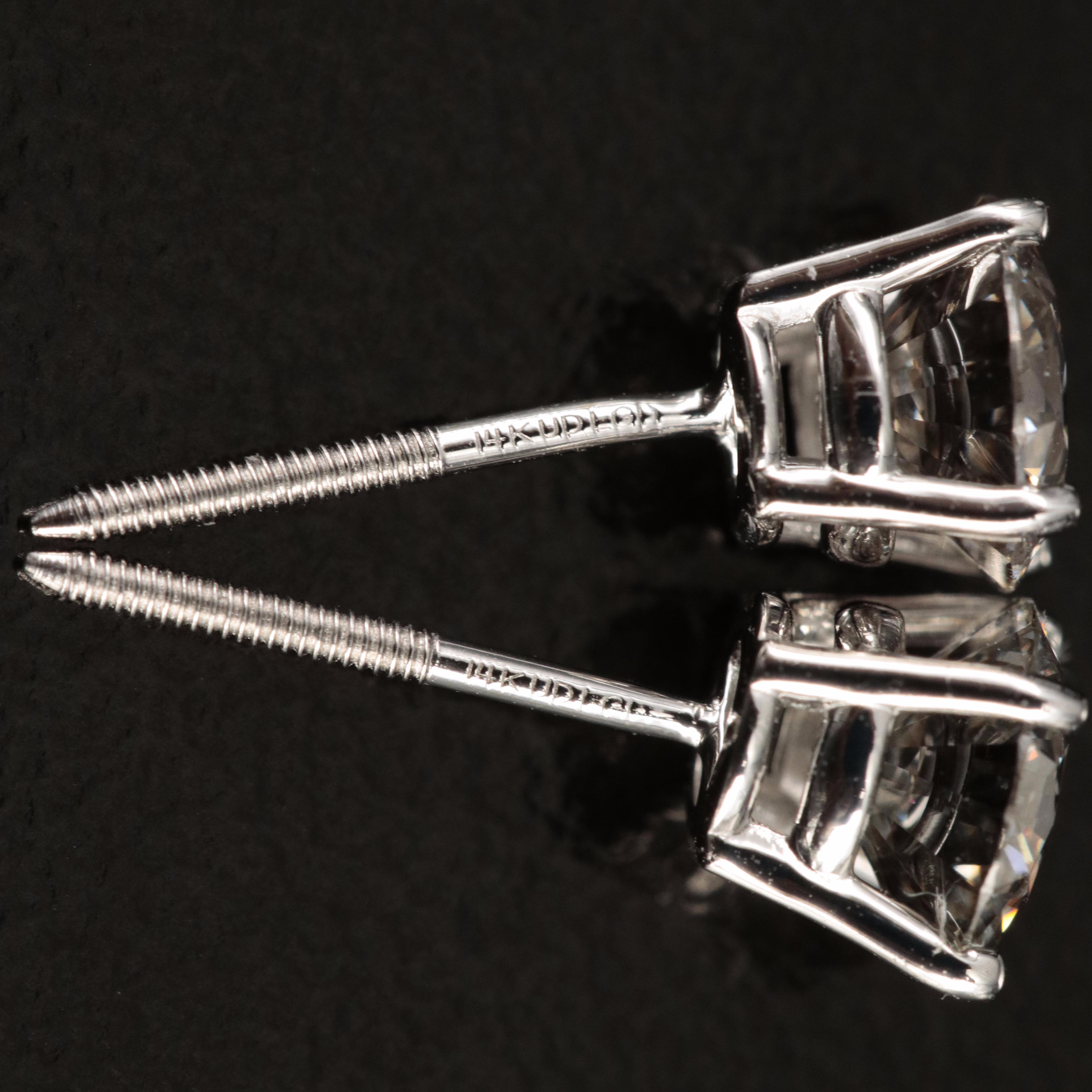 14K 1.15 CTW Lab Grown Diamond Stud Earrings