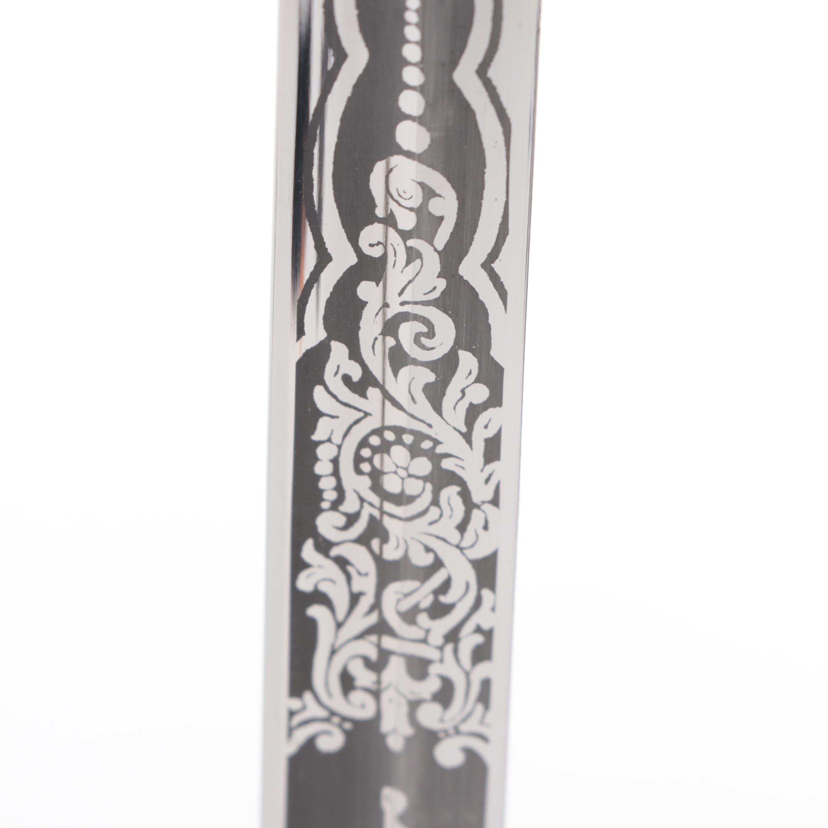 U.S. Navy Officer's Dress Sword With Knot and Scabbard