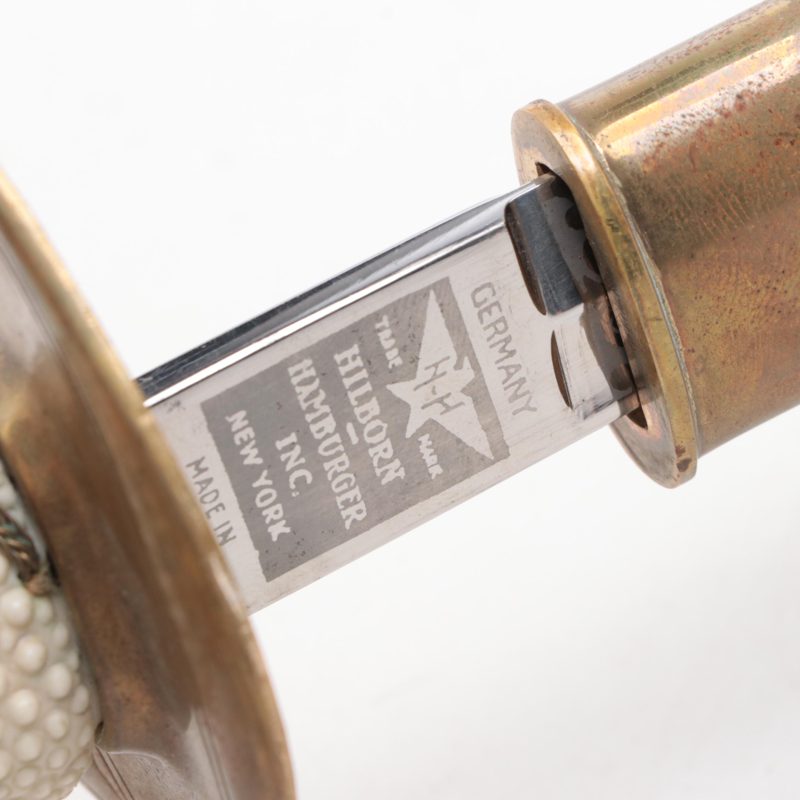 U.S. Navy Officer's Dress Sword With Knot and Scabbard