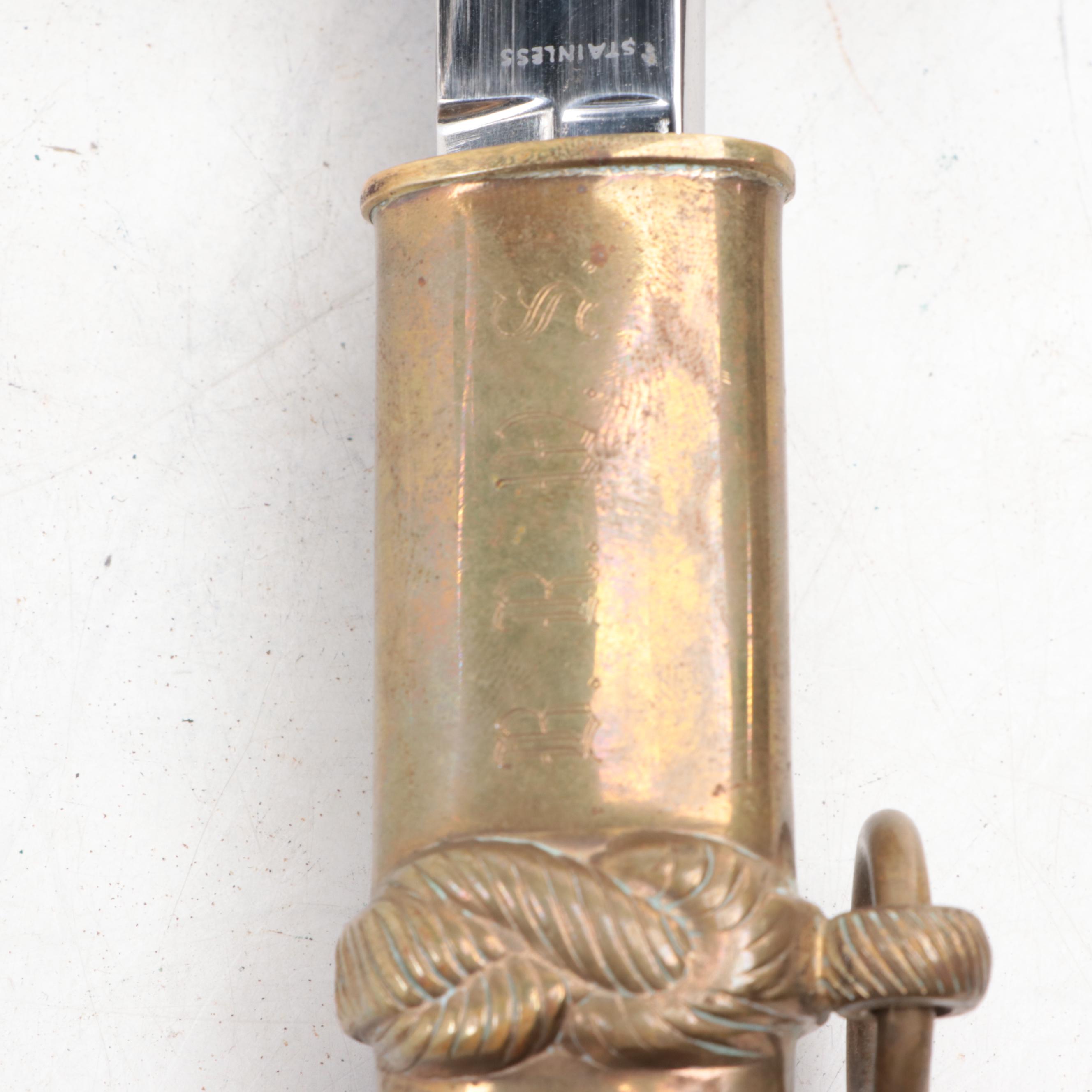 U.S. Navy Officer's Dress Sword With Knot and Scabbard