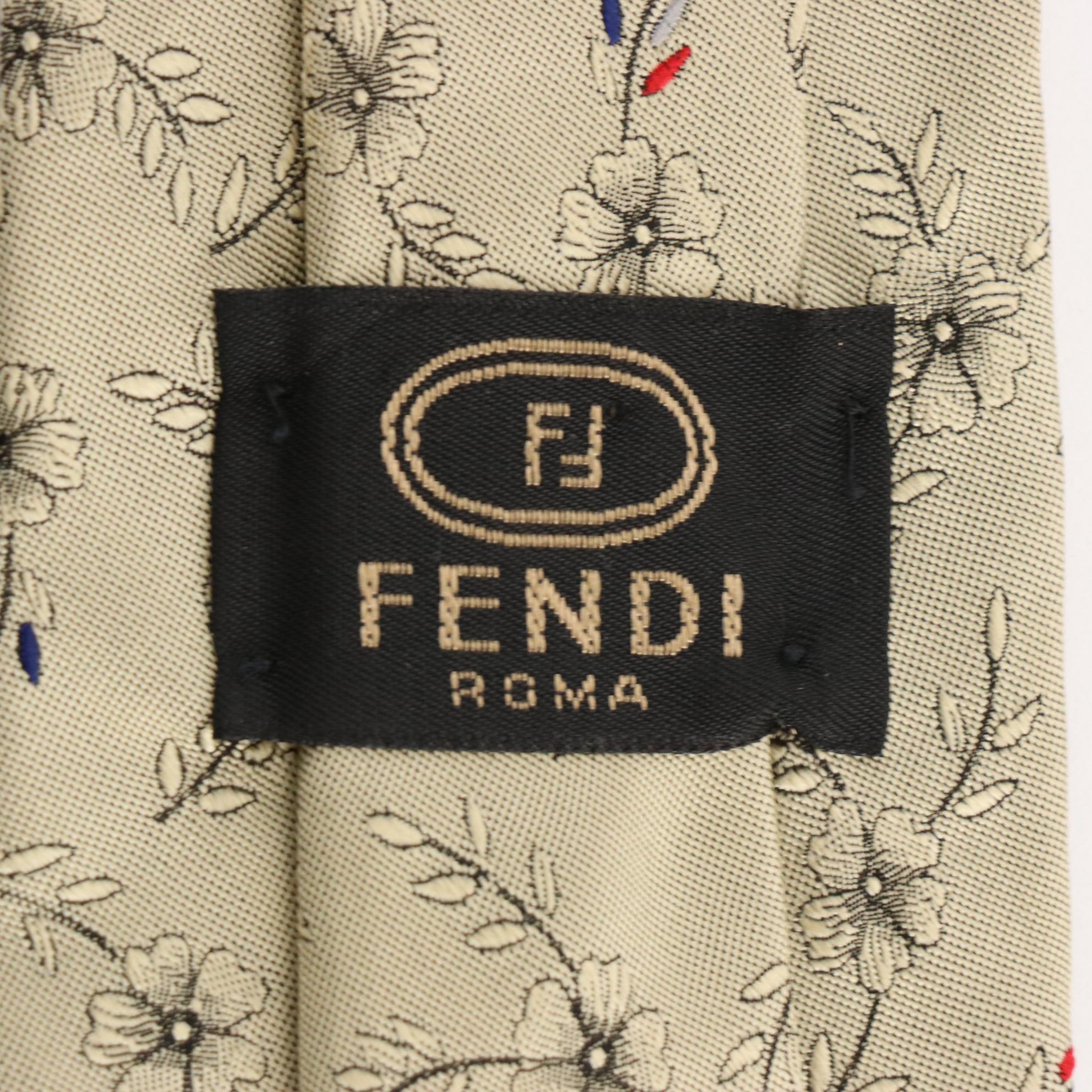 Fendi, Brooks Brothers, Oscar de la Renta, Geoffrey Beene, & More Silk Neckties